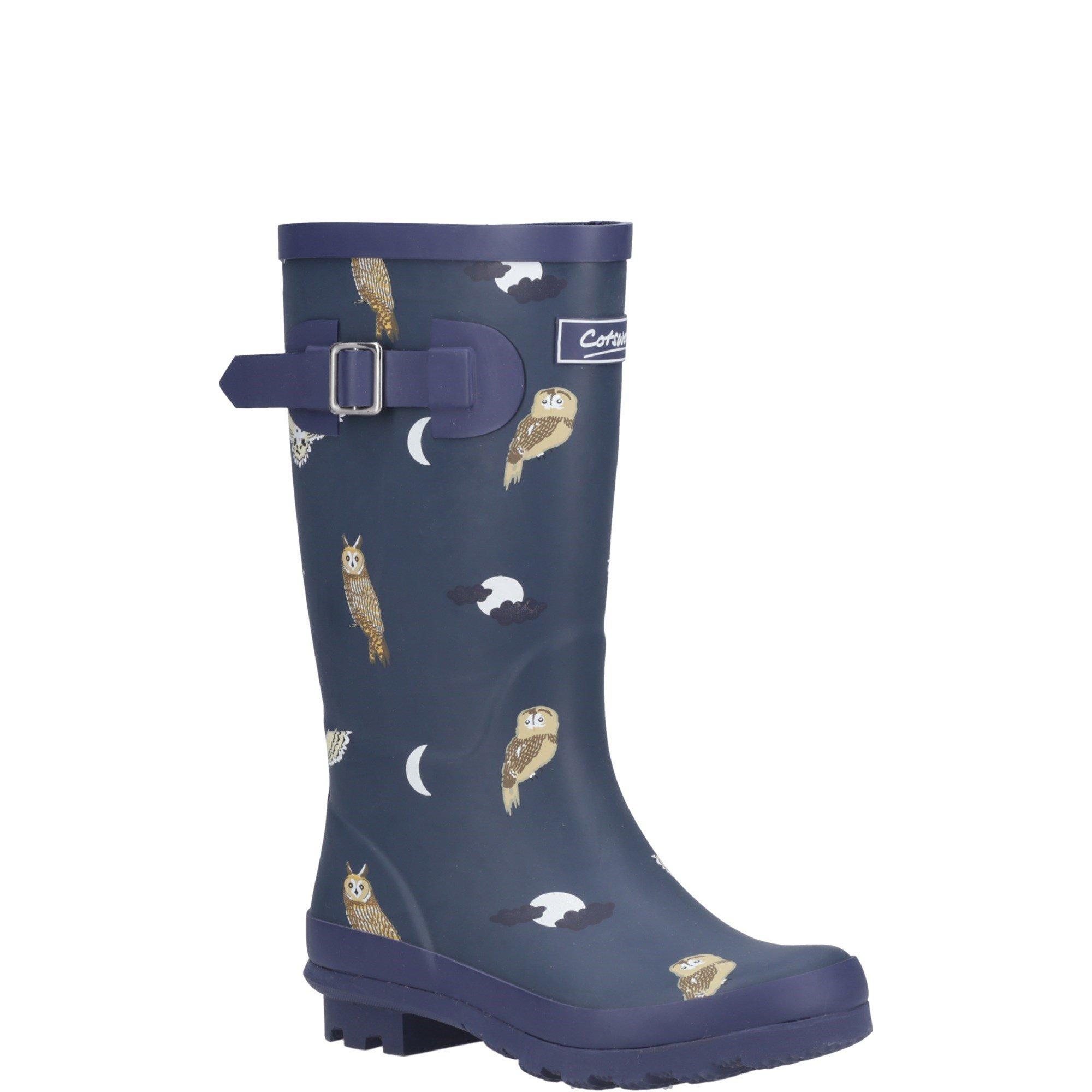 Navy - Cotswold - Woodland JNR Wellingtons - 2