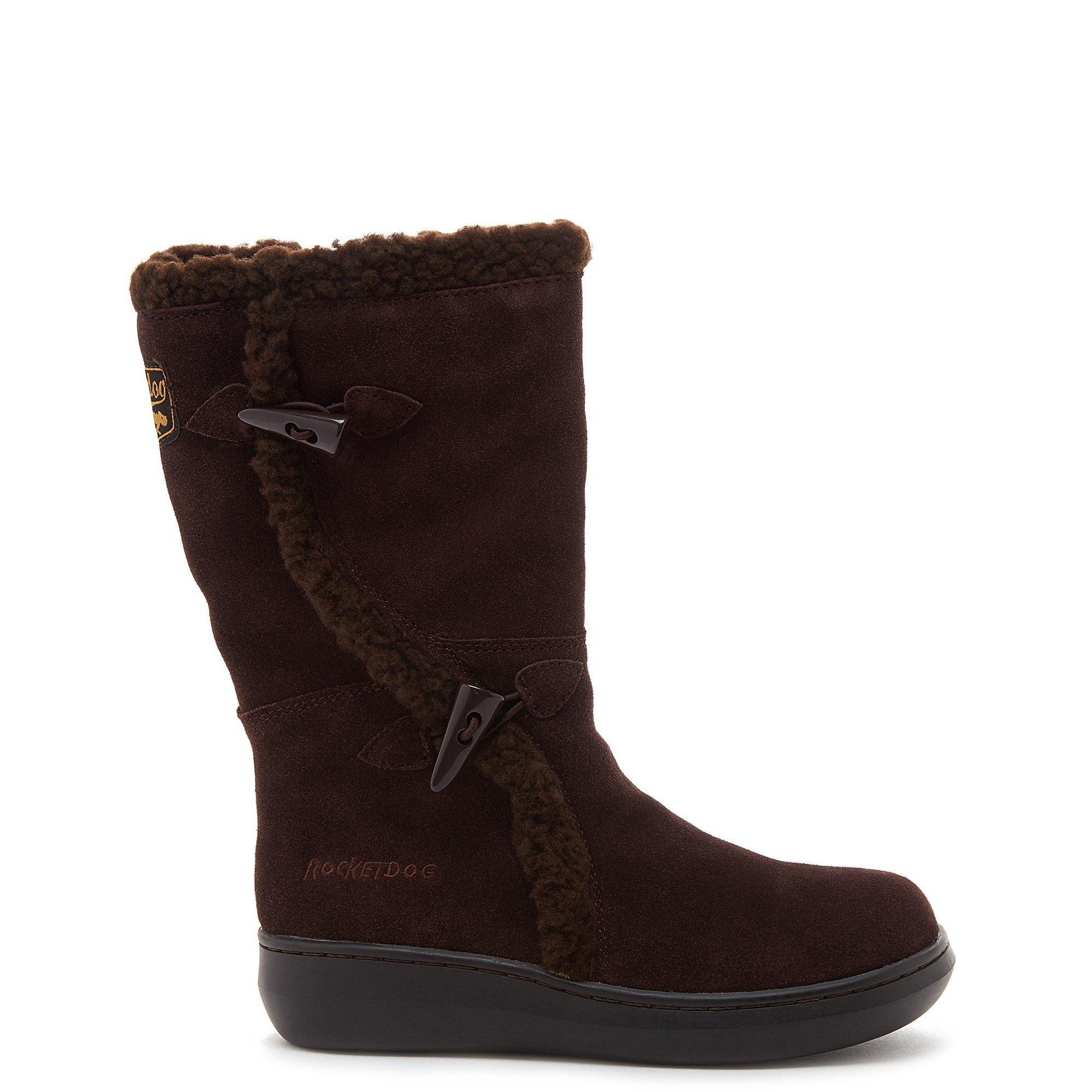 Brown - Rocket Dog - Slope Mid-Calf Winter Boot - 1
