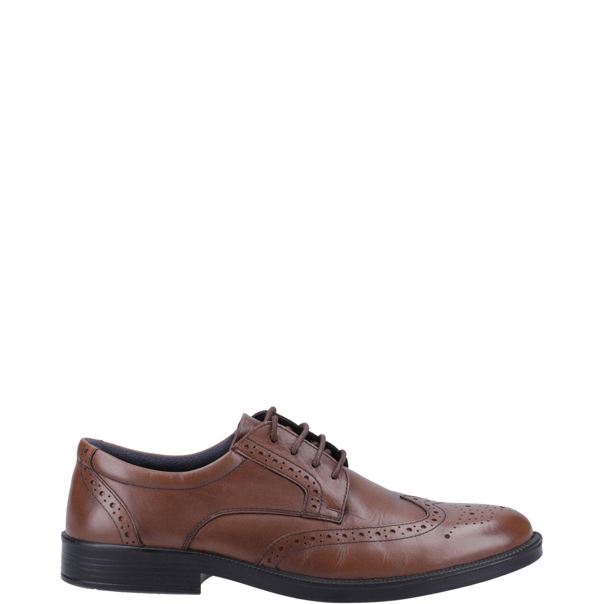 Tan - Hush Puppies - Nolan Brogue - 1