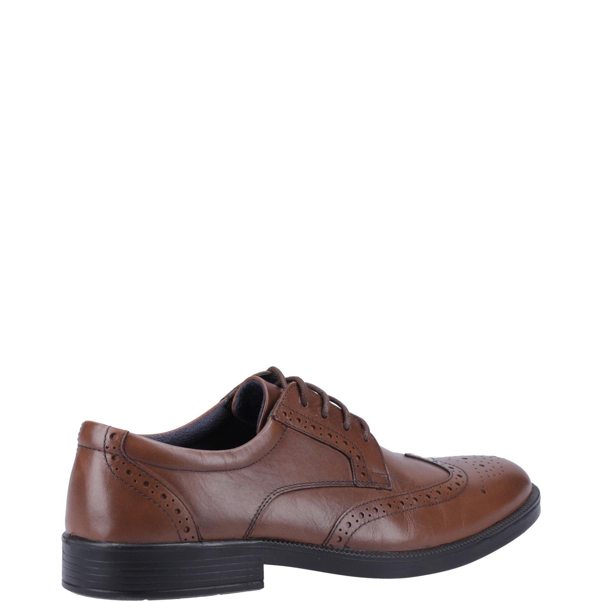 Tan - Hush Puppies - Nolan Brogue - 3