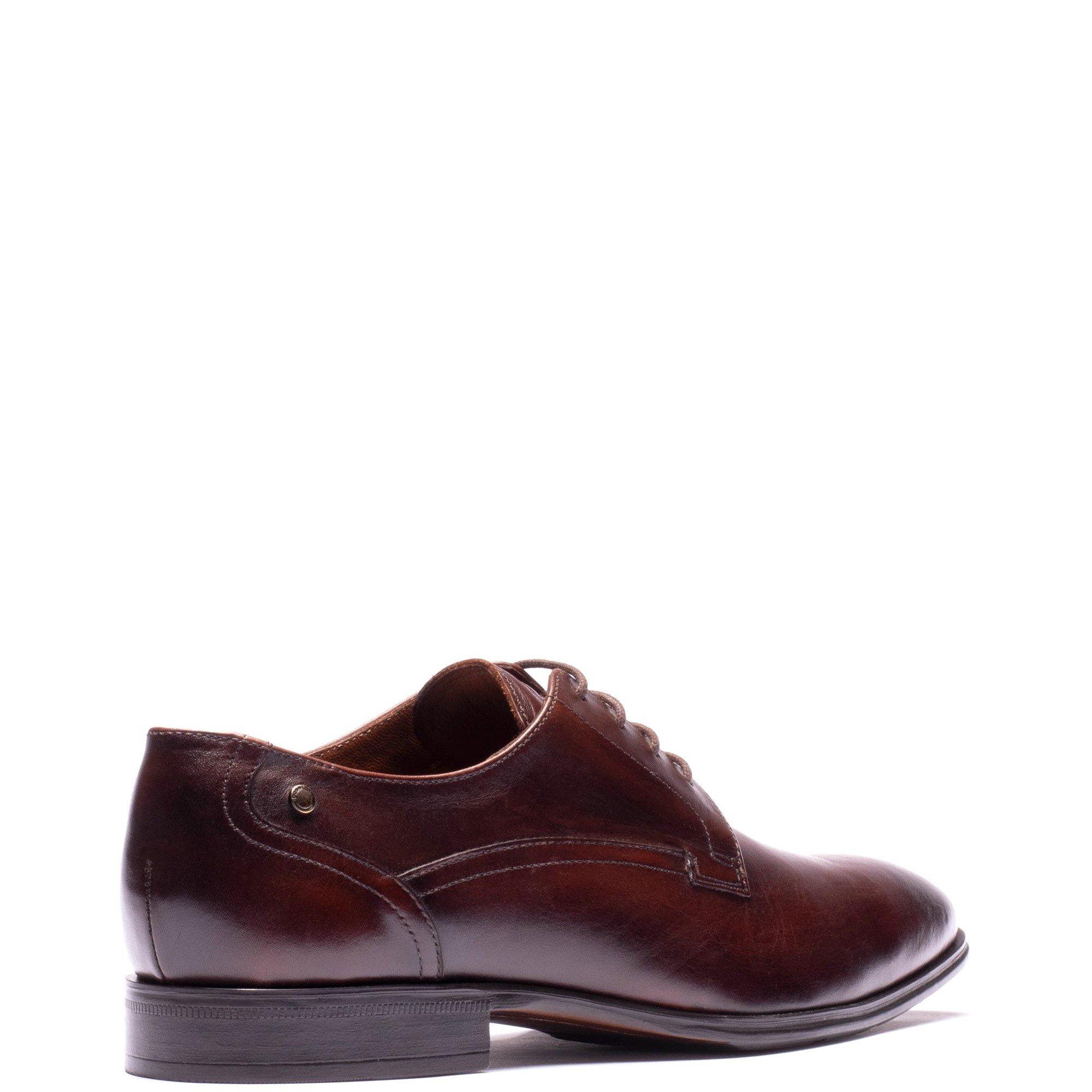 Brown - Base London - VANCE LACE UP SHOE - 3