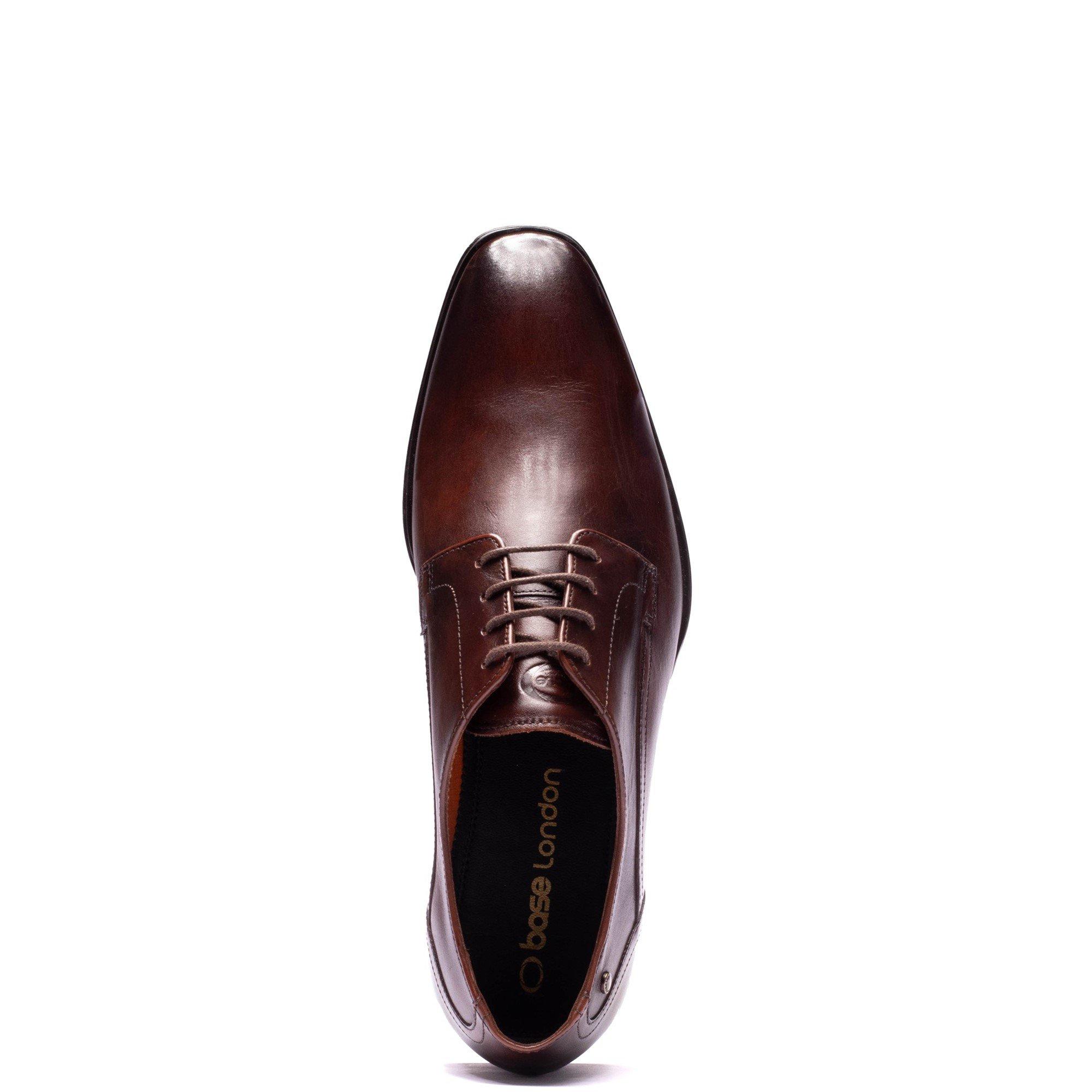 Brown - Base London - VANCE LACE UP SHOE - 4