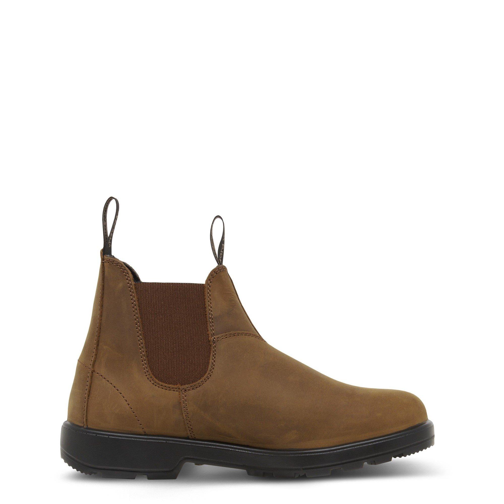 Brown - Hard Yakka - Men's Brunswick Nubuck Flat Ankle Boots - 1
