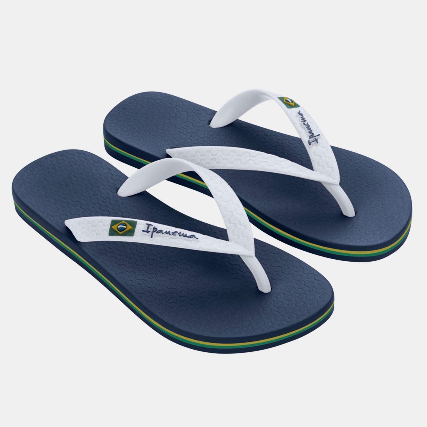 Blue-White - Ipanema - Classic Brazil II Fem Flip Flops