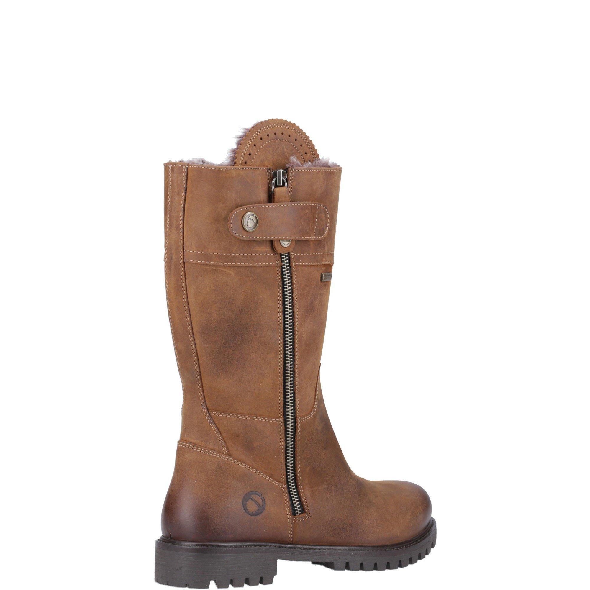 Tan - Cotswold - Women's Bushcombe Flat Ankle Boot - 3