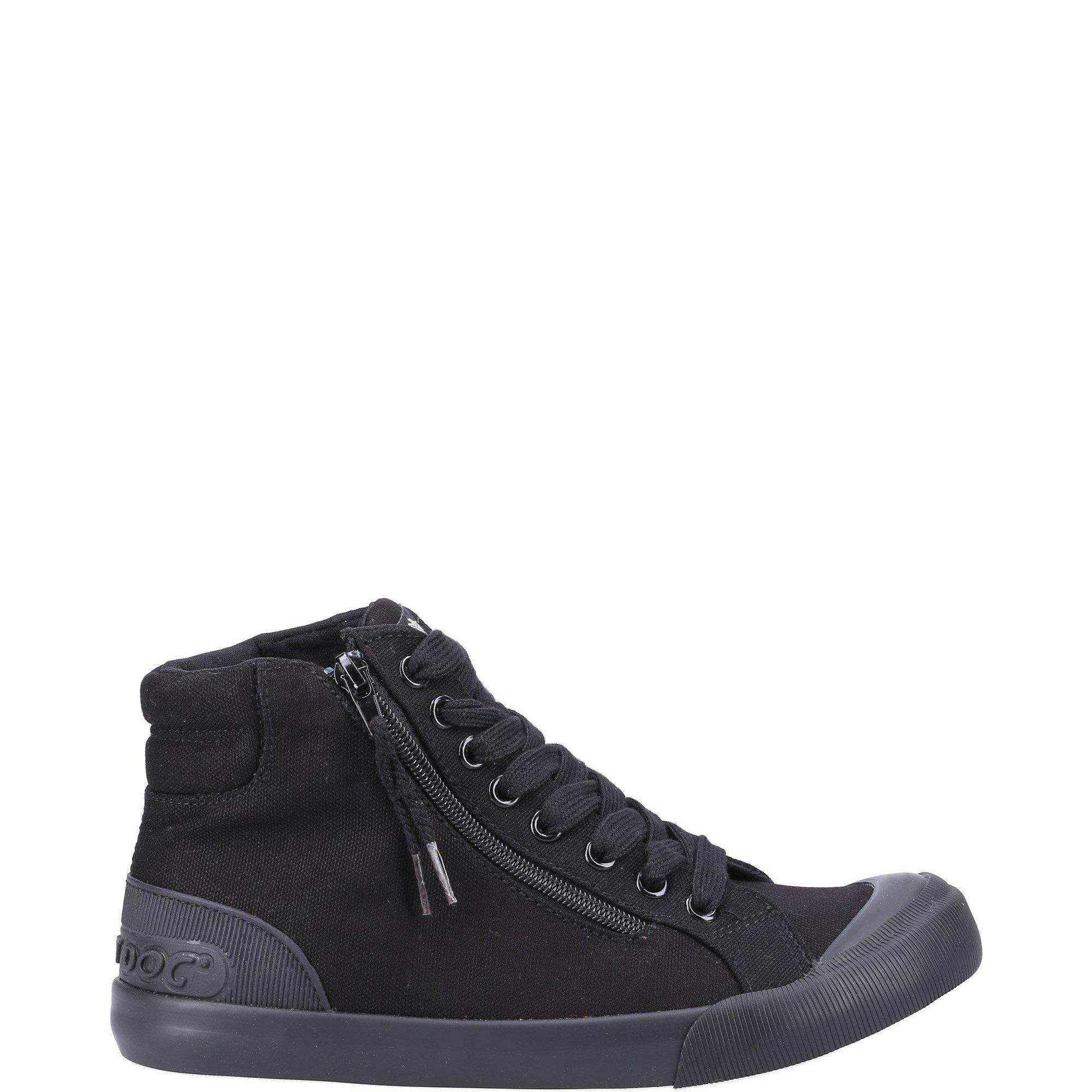 Rocket Dog Women's Jazzin Hi 12A Canvas Shoes - Black - 7 (40)