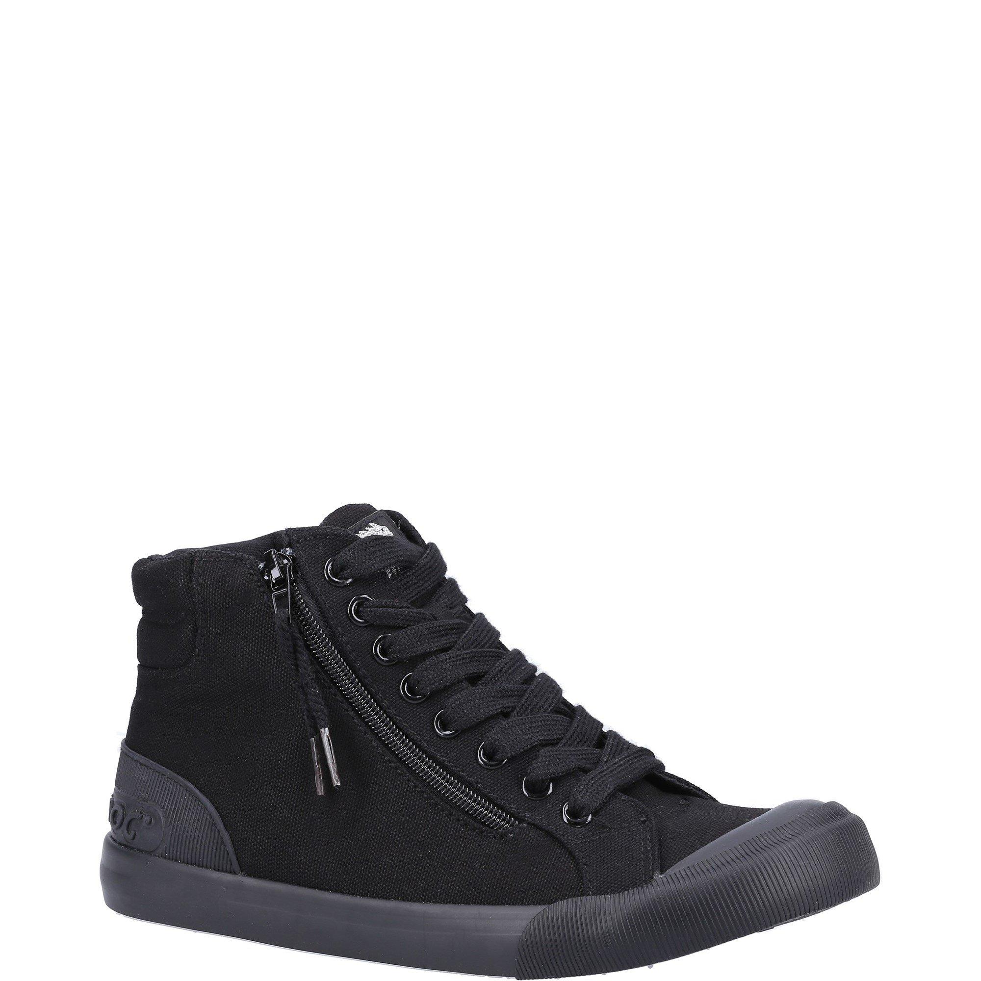 Black - Rocket Dog - Jazzin Hi 12A Canvas Shoes - 2
