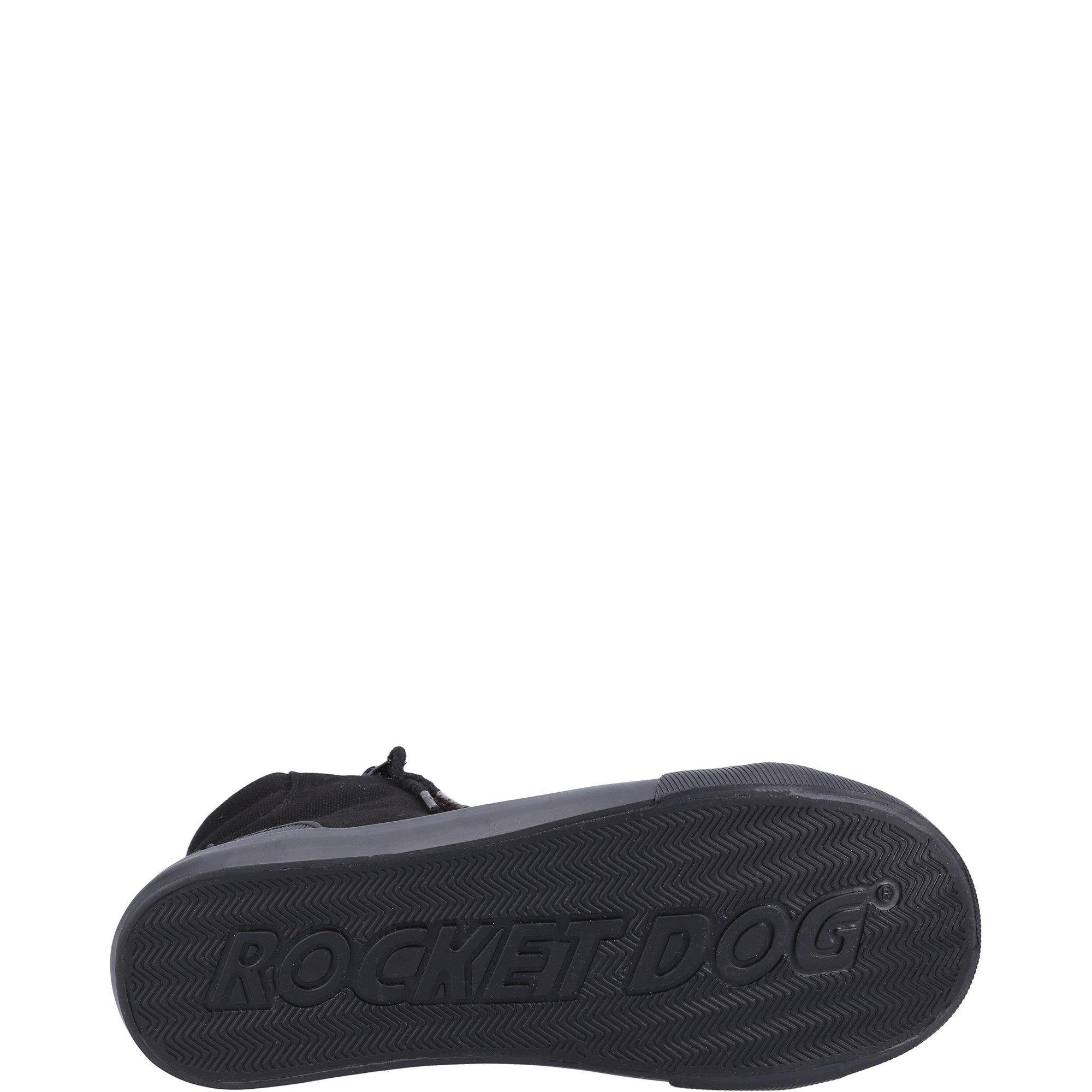 Black - Rocket Dog - Jazzin Hi 12A Canvas Shoes - 4