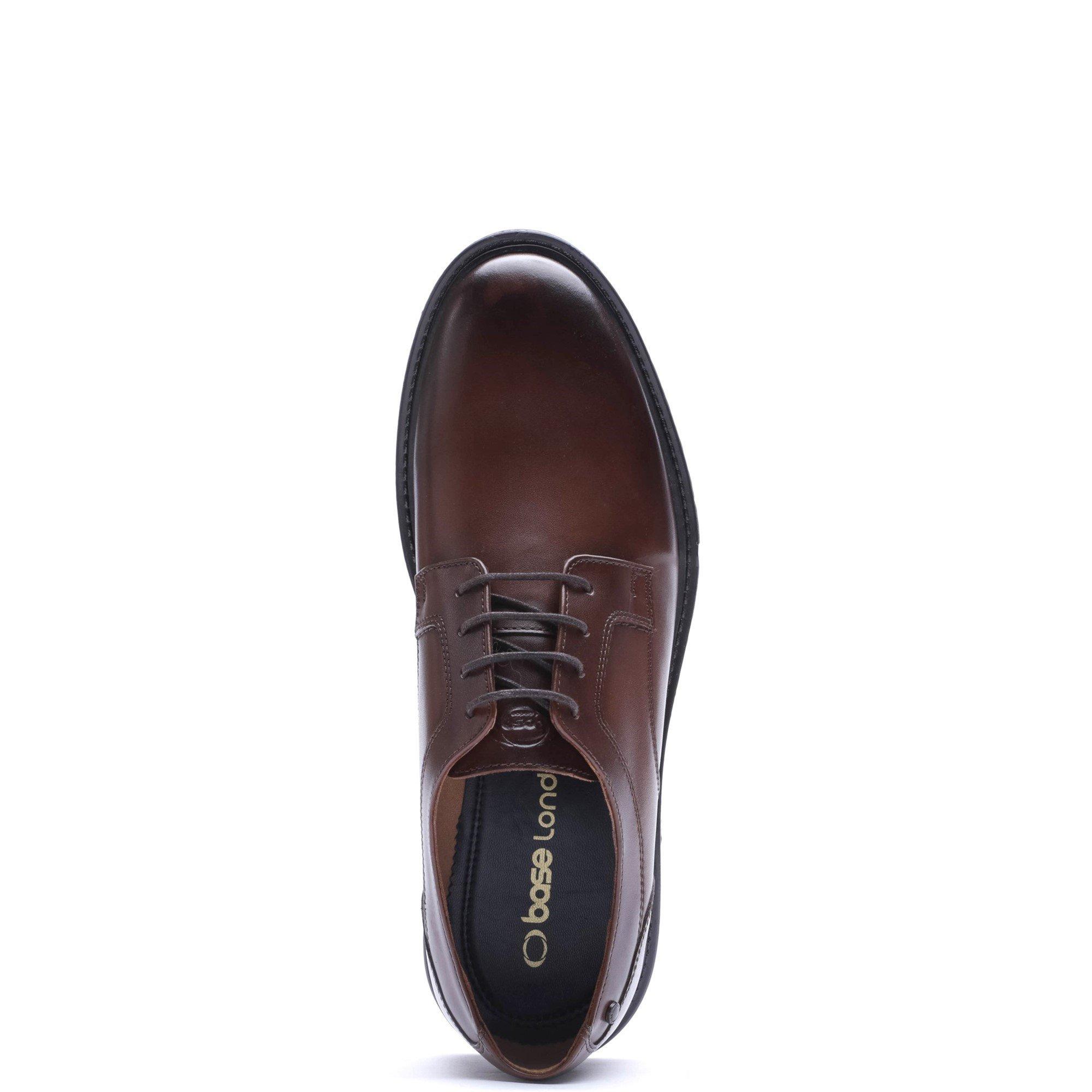Brown - Base London - CARTER LACE UP SHOE - 4