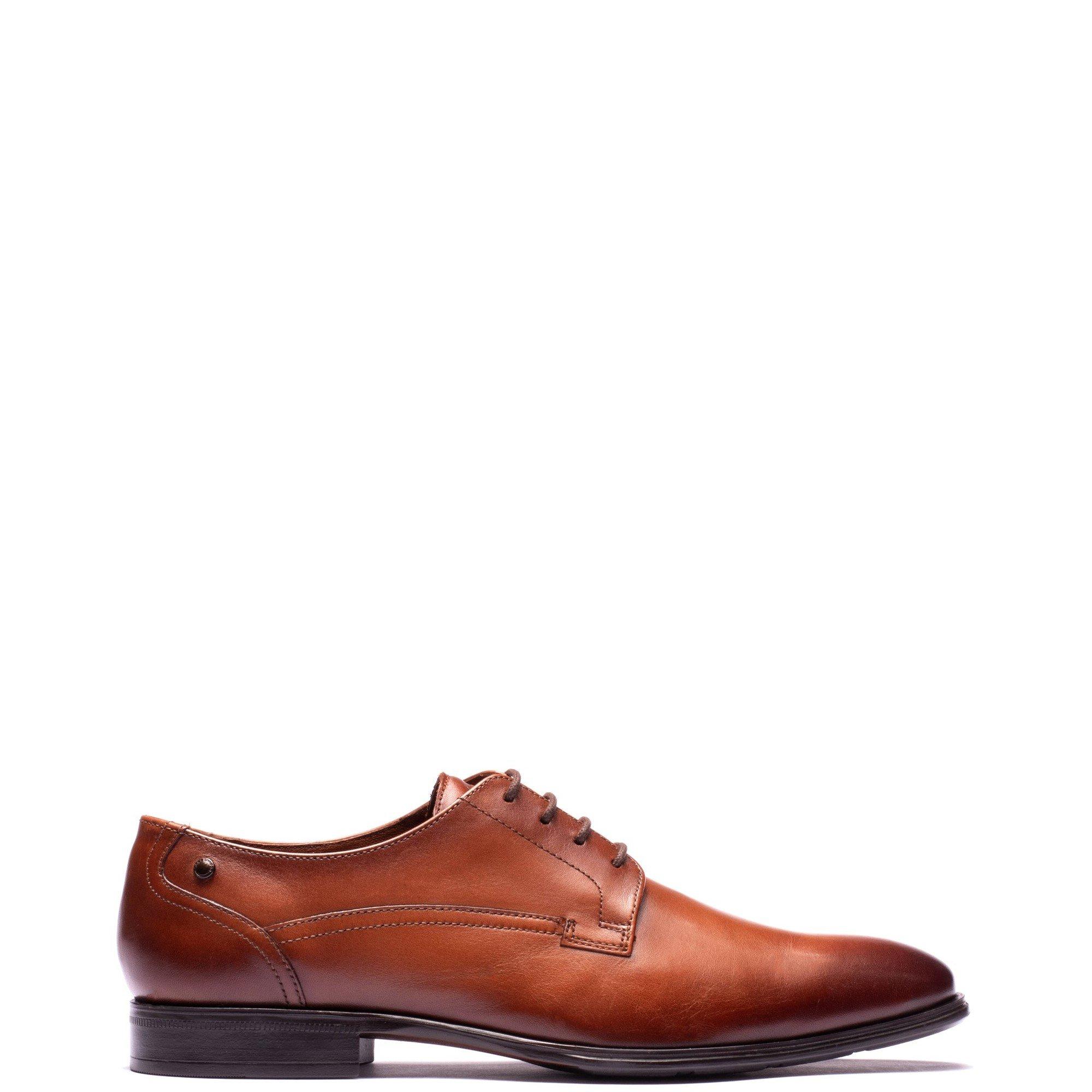 Tan - Base London - VANCE LACE UP SHOE - 1