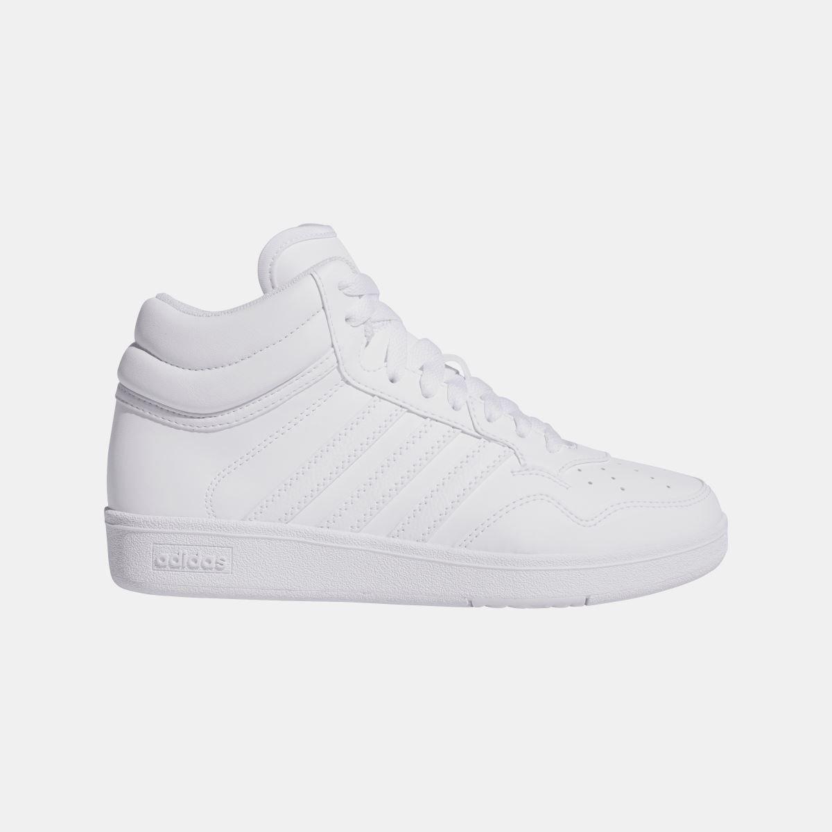 White - adidas - Hoops 4.0 Mid Shoes - 1