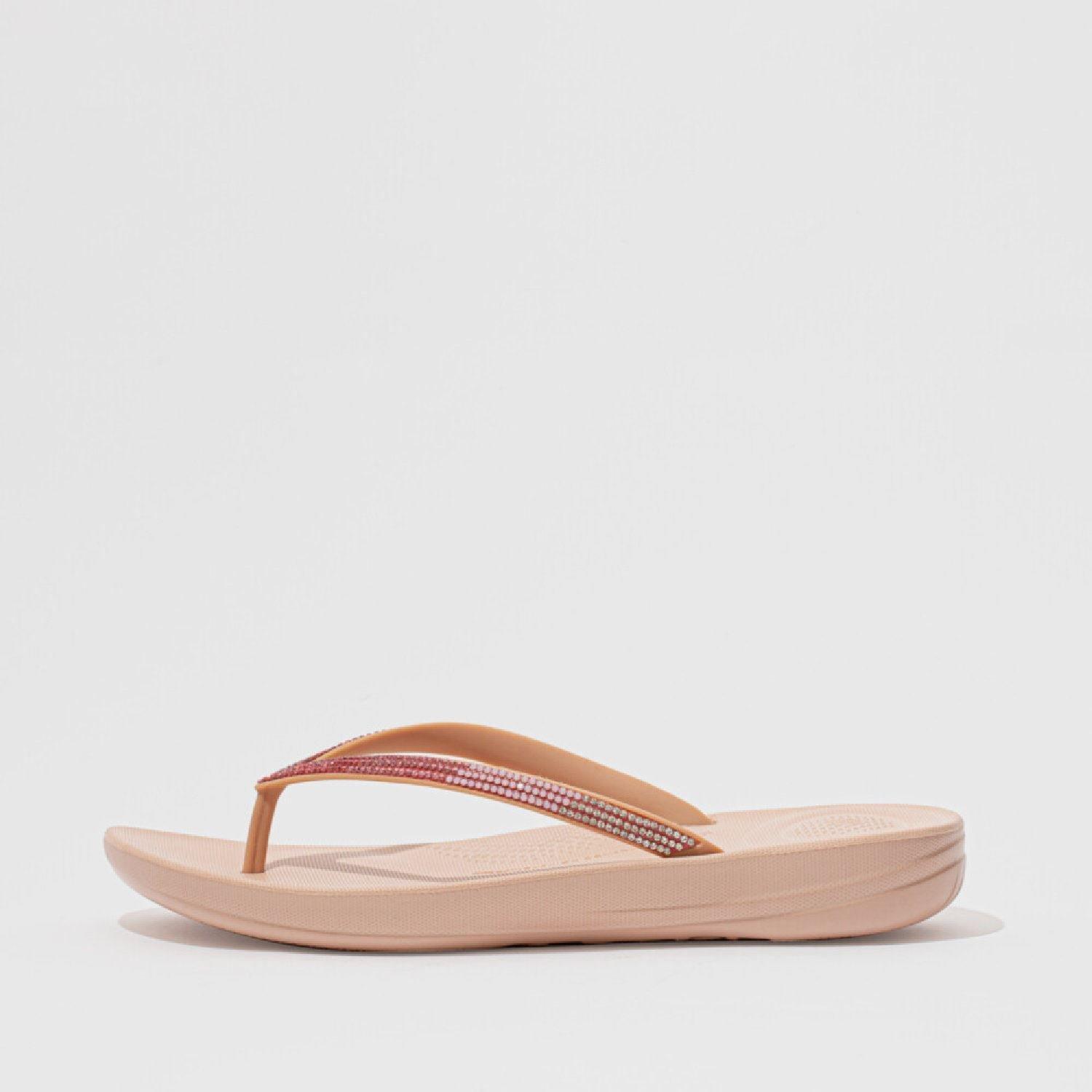 Beige - FitFlop - iQushion Ombr¿ Sparkle Flip-Flops - 1