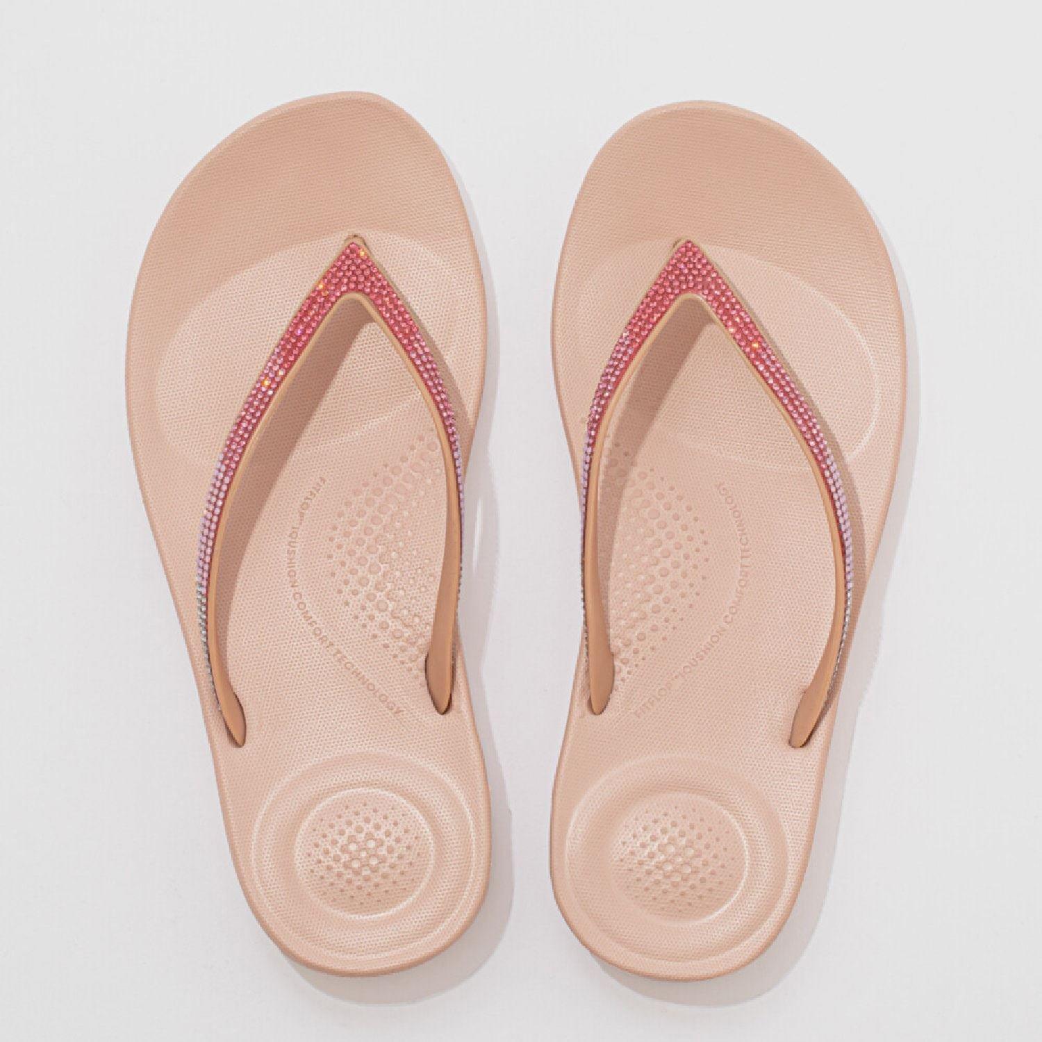 Beige - FitFlop - iQushion Ombr¿ Sparkle Flip-Flops - 2