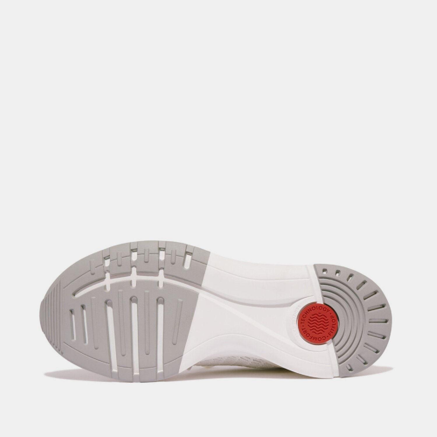 Blanc Gris - FitFlop - Vitamin FFX Knit Sport Trainers - 4