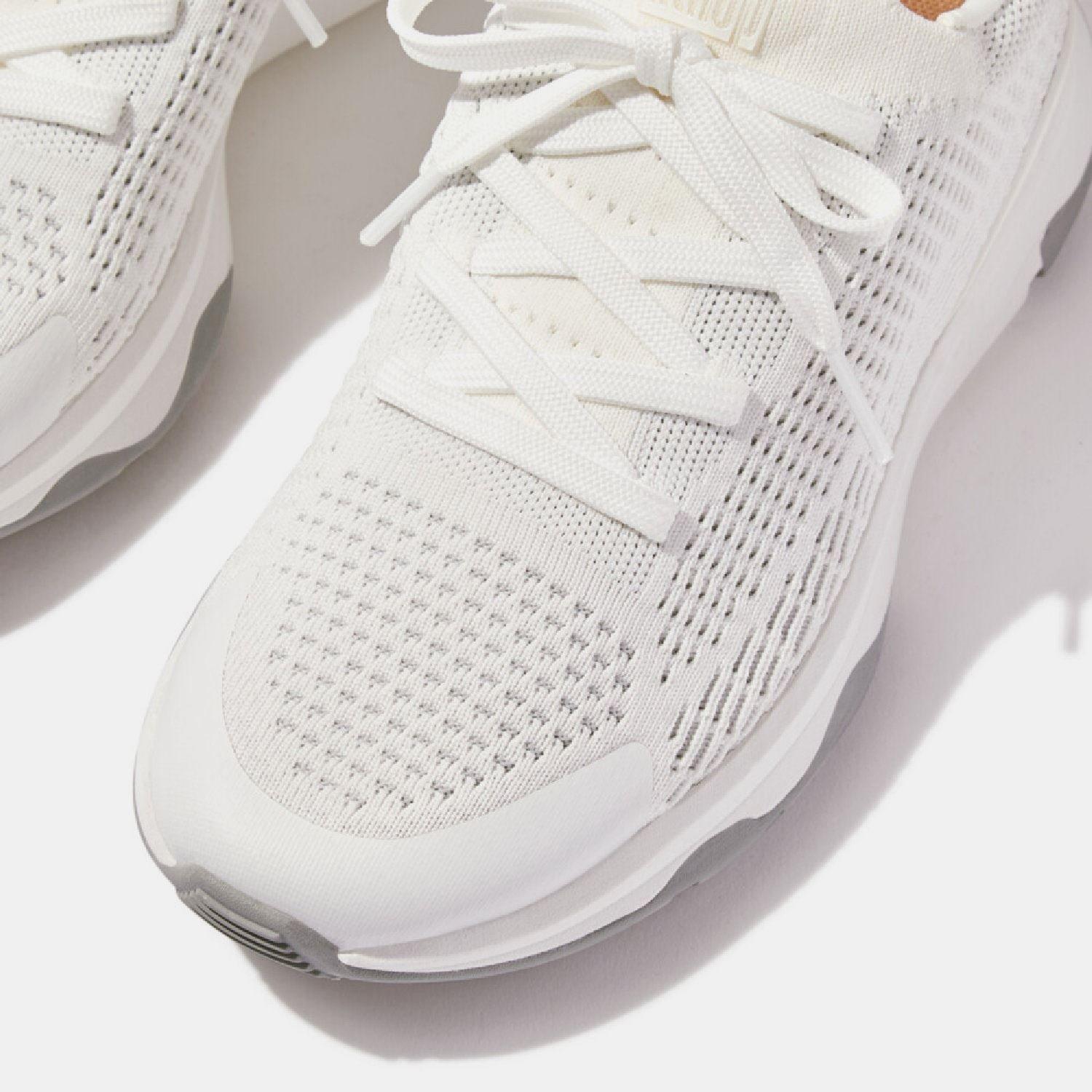 Blanc Gris - FitFlop - Vitamin FFX Knit Sport Trainers - 5