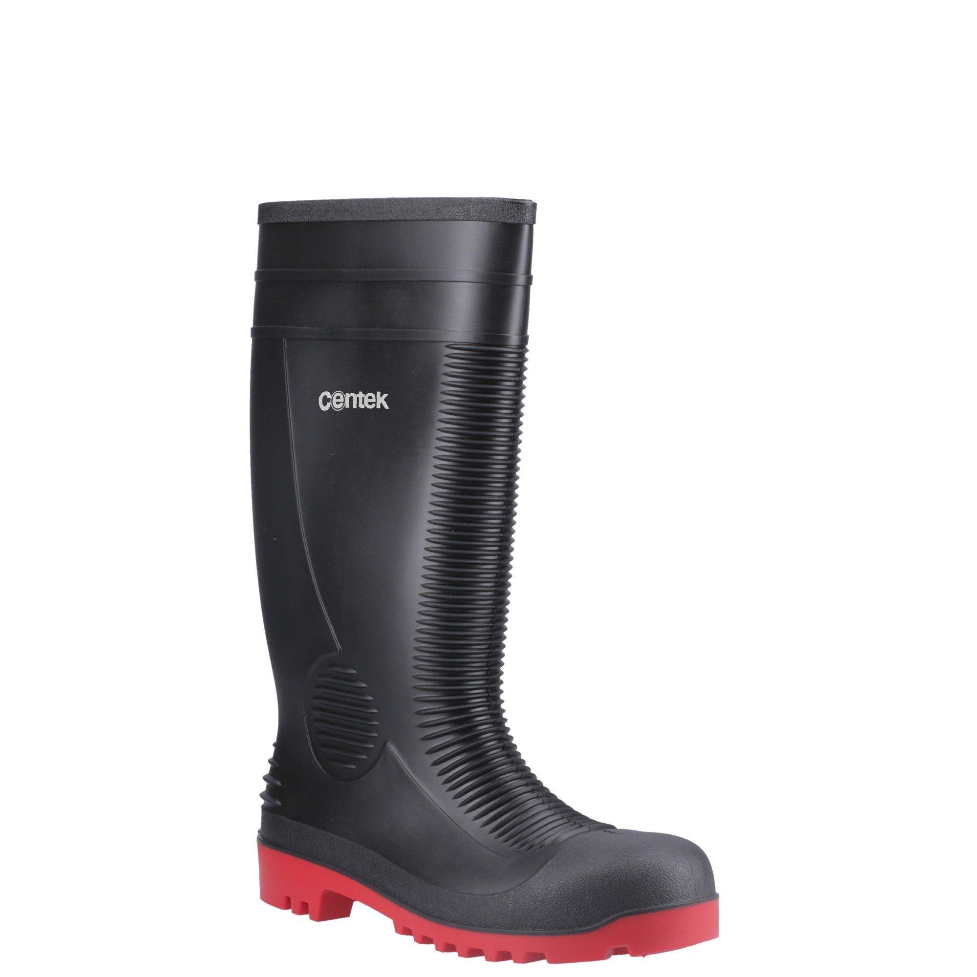 Black - Centek - FS340 Safety Wellington - 2