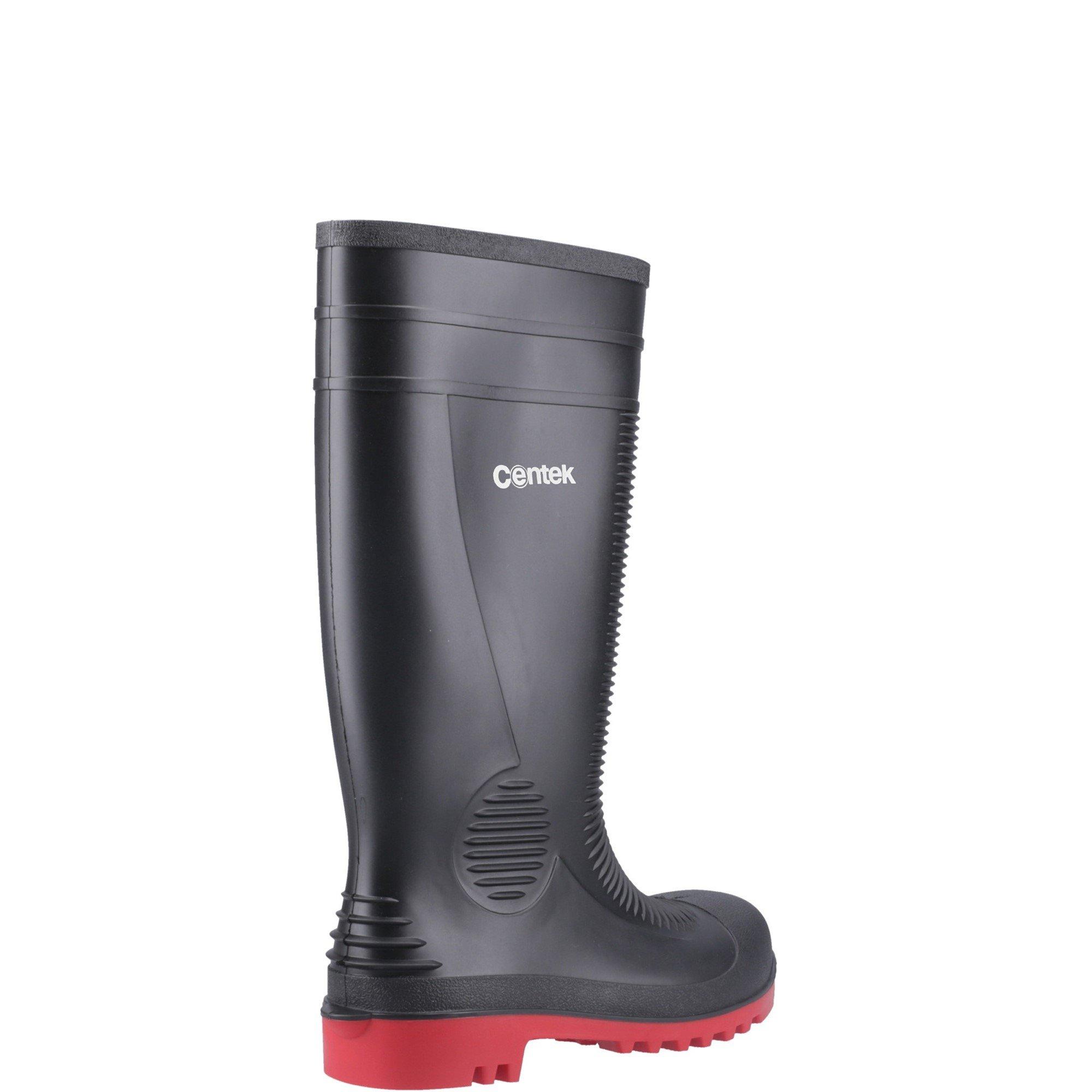 Black - Centek - FS340 Safety Wellington - 3