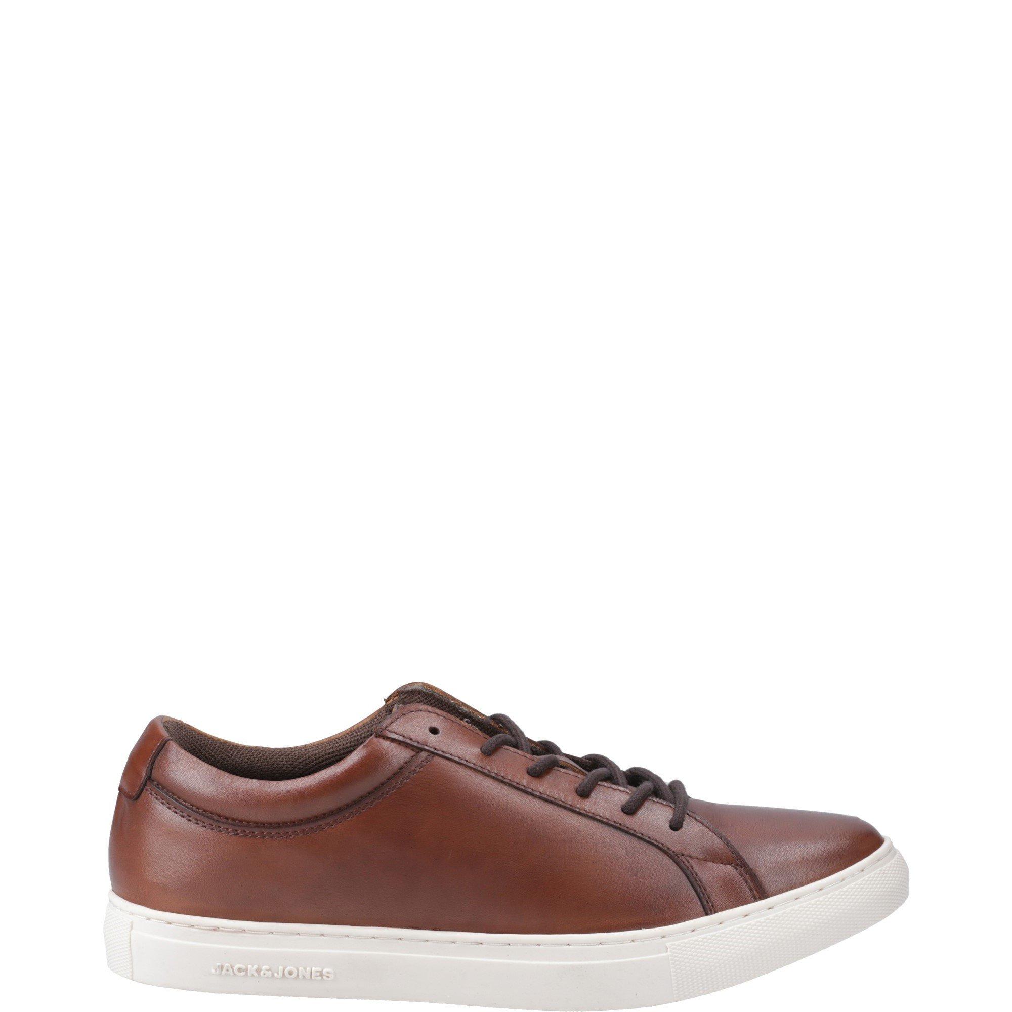 Light Brown - Jack and Jones - Galaxy Leather Trainer - 1