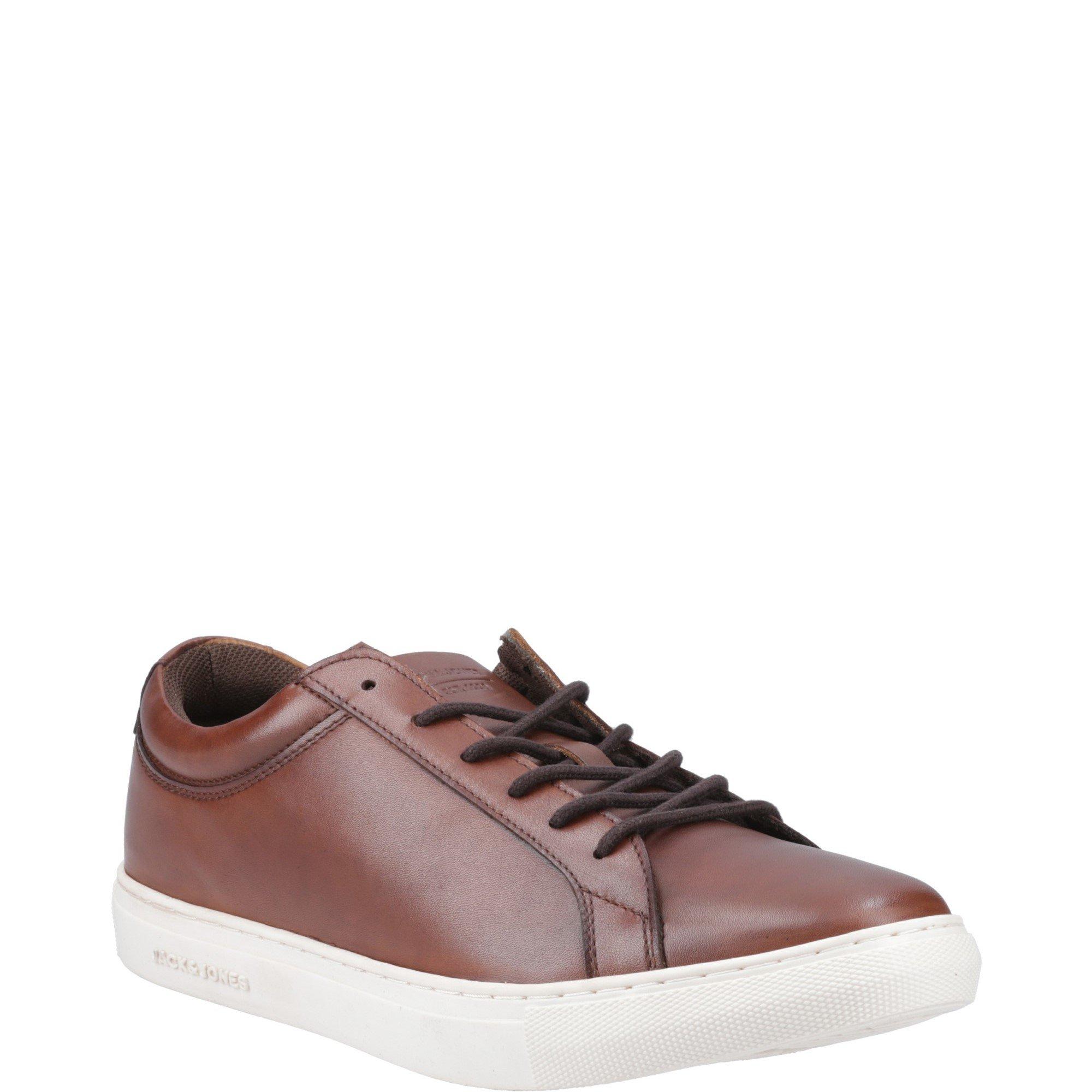 Light Brown - Jack and Jones - Galaxy Leather Trainer - 2