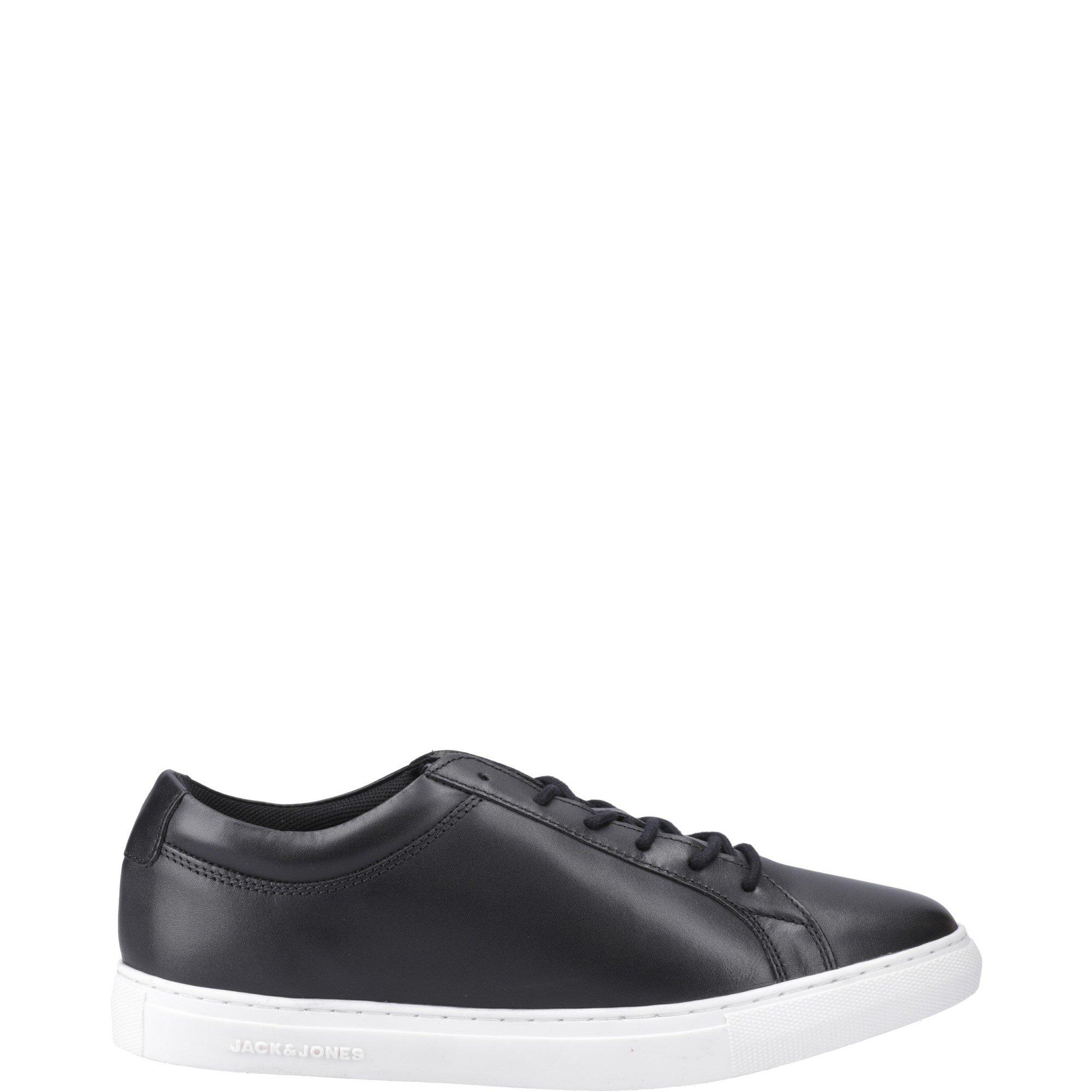 Black - Jack and Jones - Galaxy Leather Trainer - 1