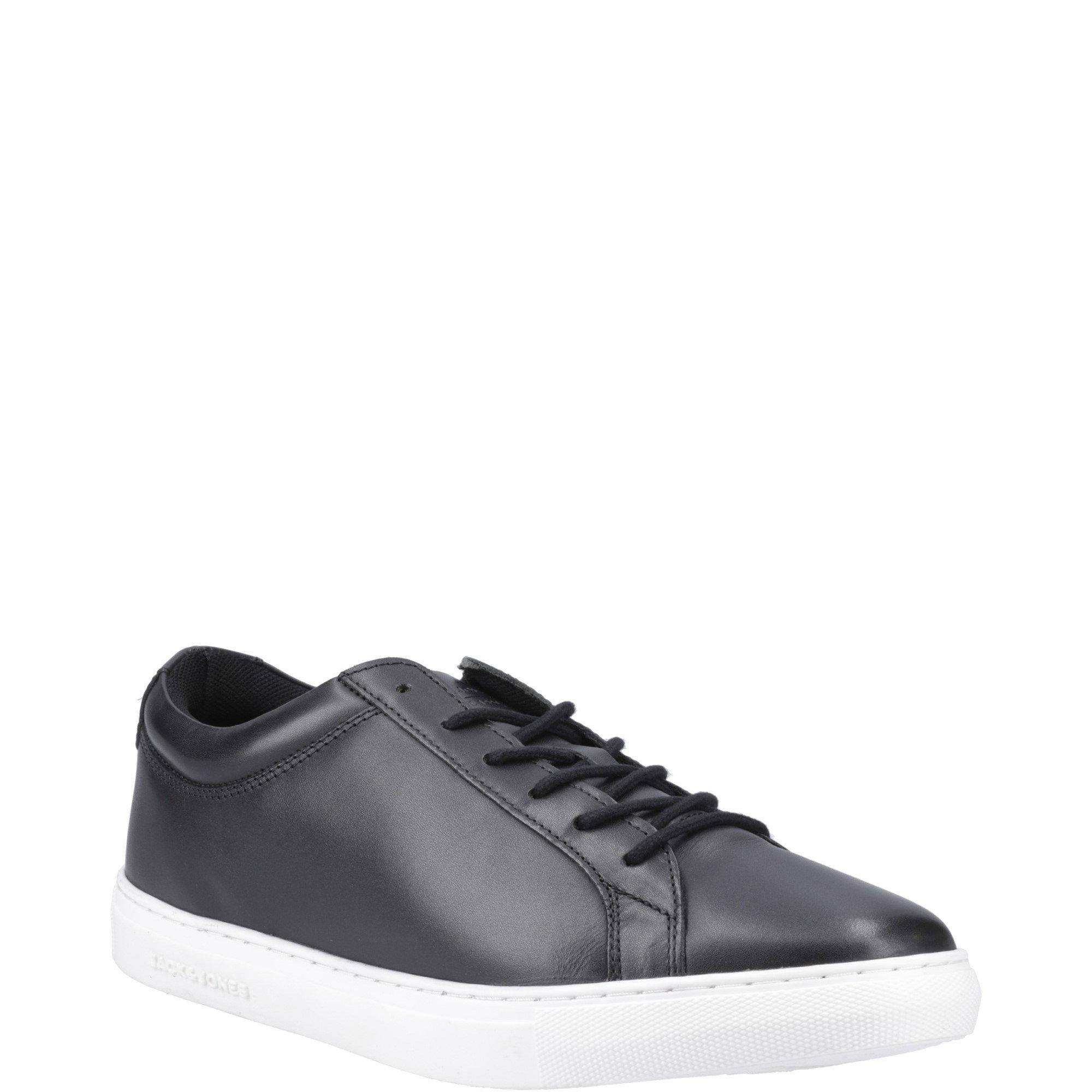 Black - Jack and Jones - Galaxy Leather Trainer - 2