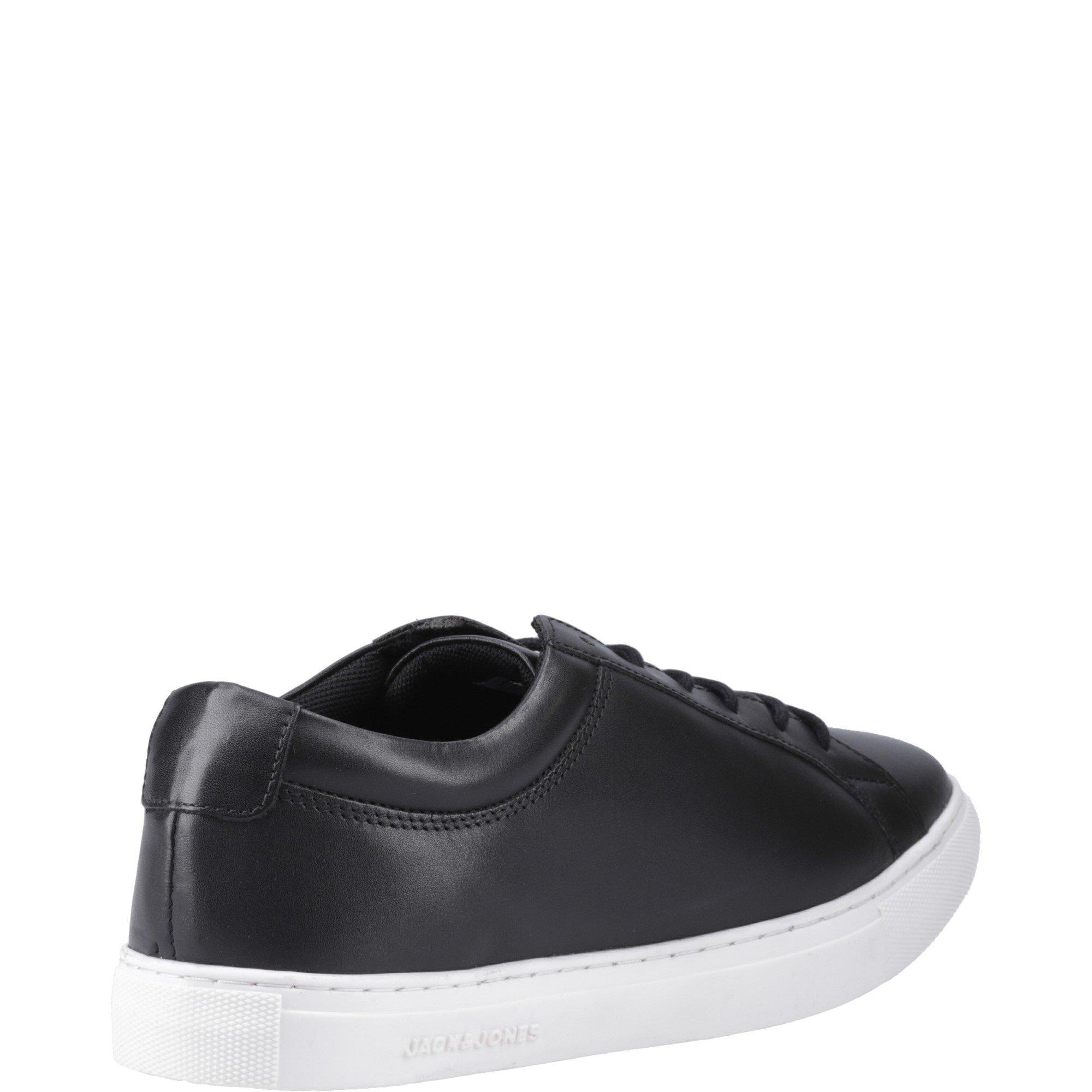 Black - Jack and Jones - Galaxy Leather Trainer - 3