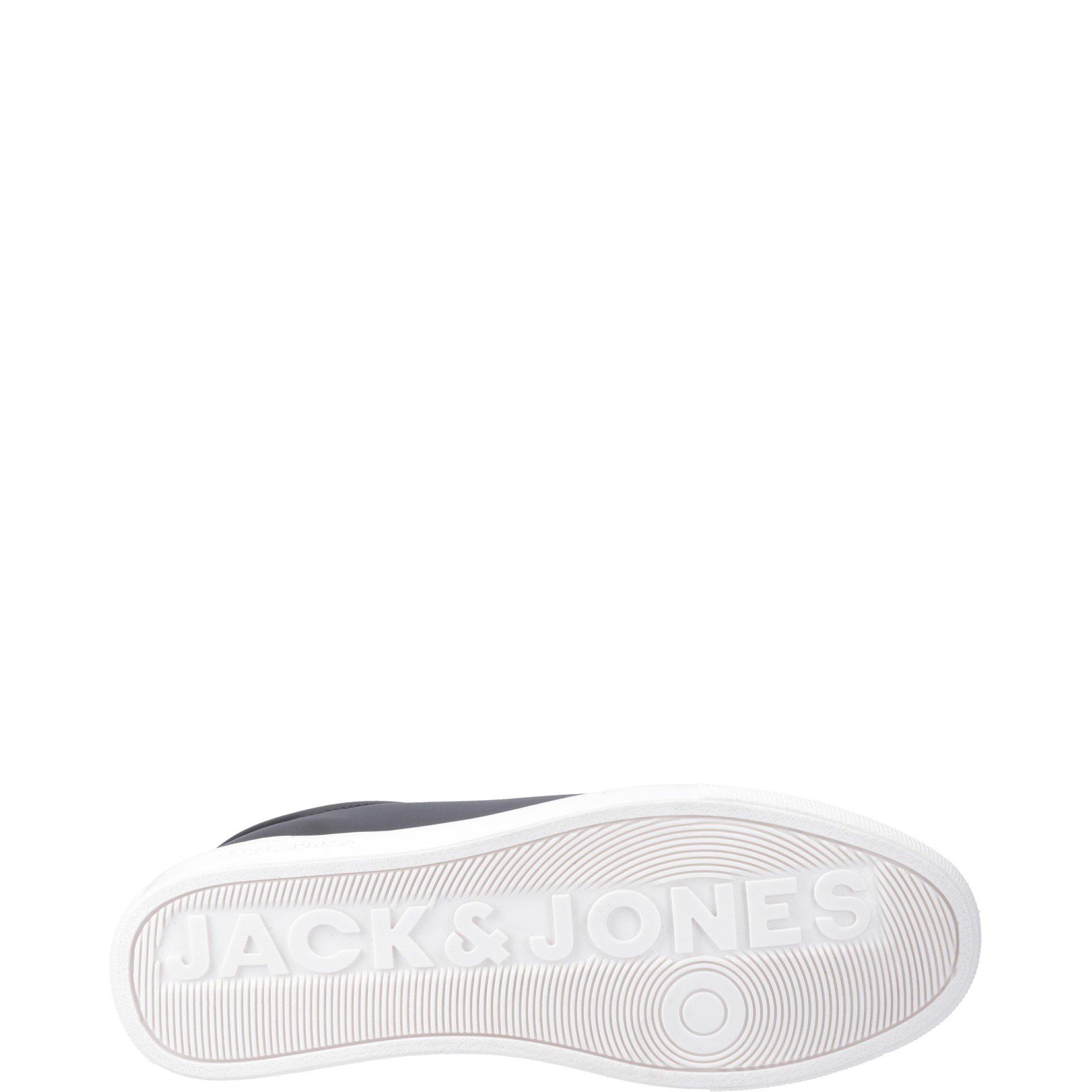 Black - Jack and Jones - Galaxy Leather Trainer - 4