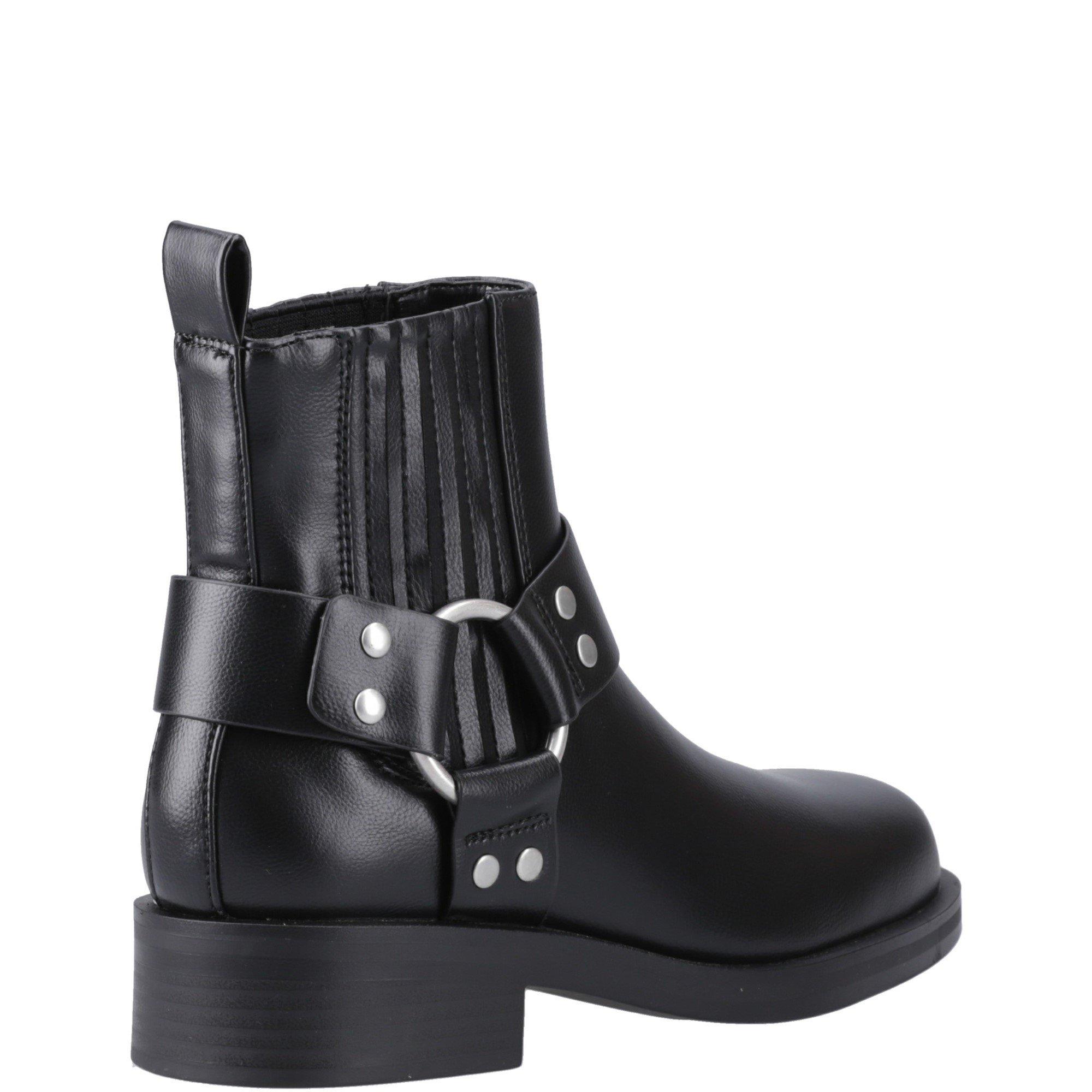 Black - Only - Women's Bax Short Biker Ankle Boots - 3