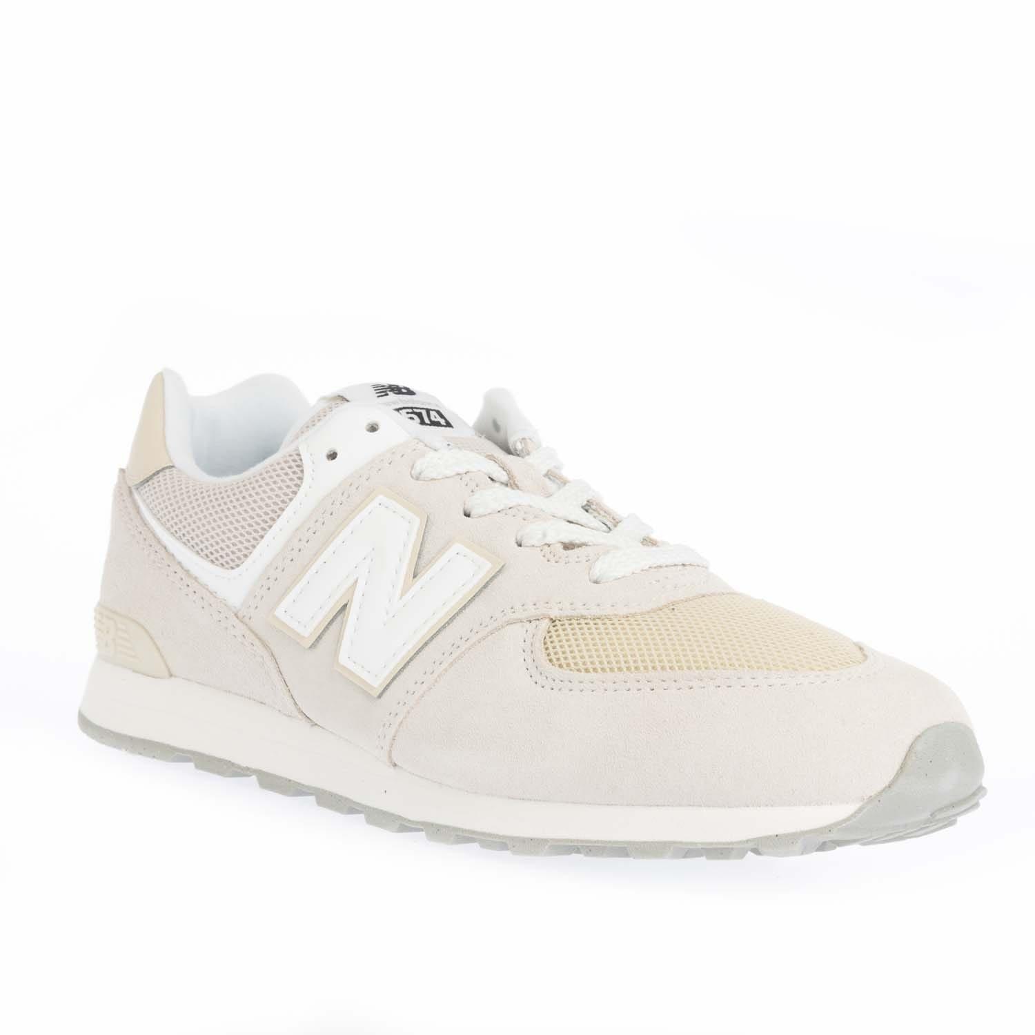 White - New Balance - 574 Trainers - 5
