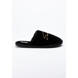 SikSilk Embroidered Logo Slippers