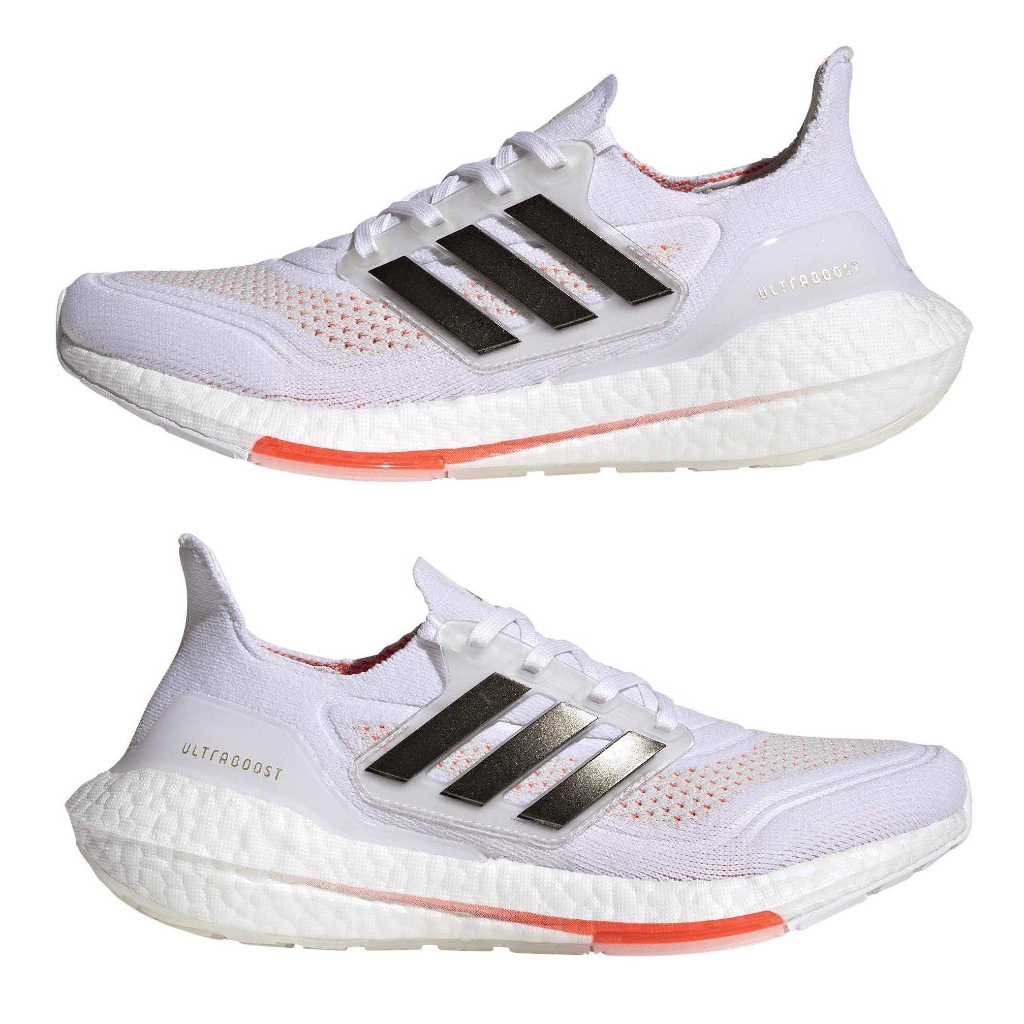 Weiß Schwarz - adidas - Ultraboost 21 Running Shoes - 9
