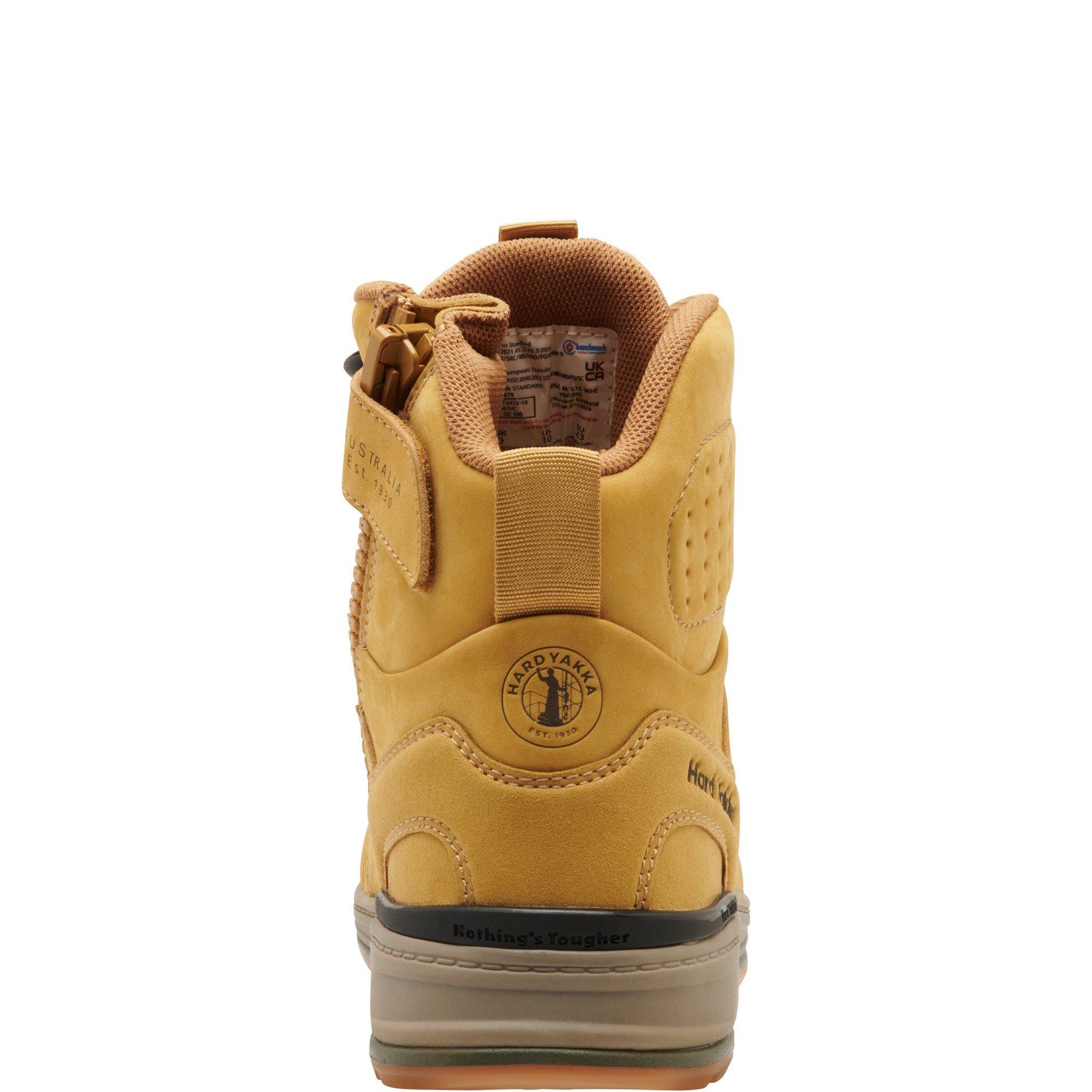 Light Tan - Hard Yakka - 3056 S7S 6  Safety Boot - 3