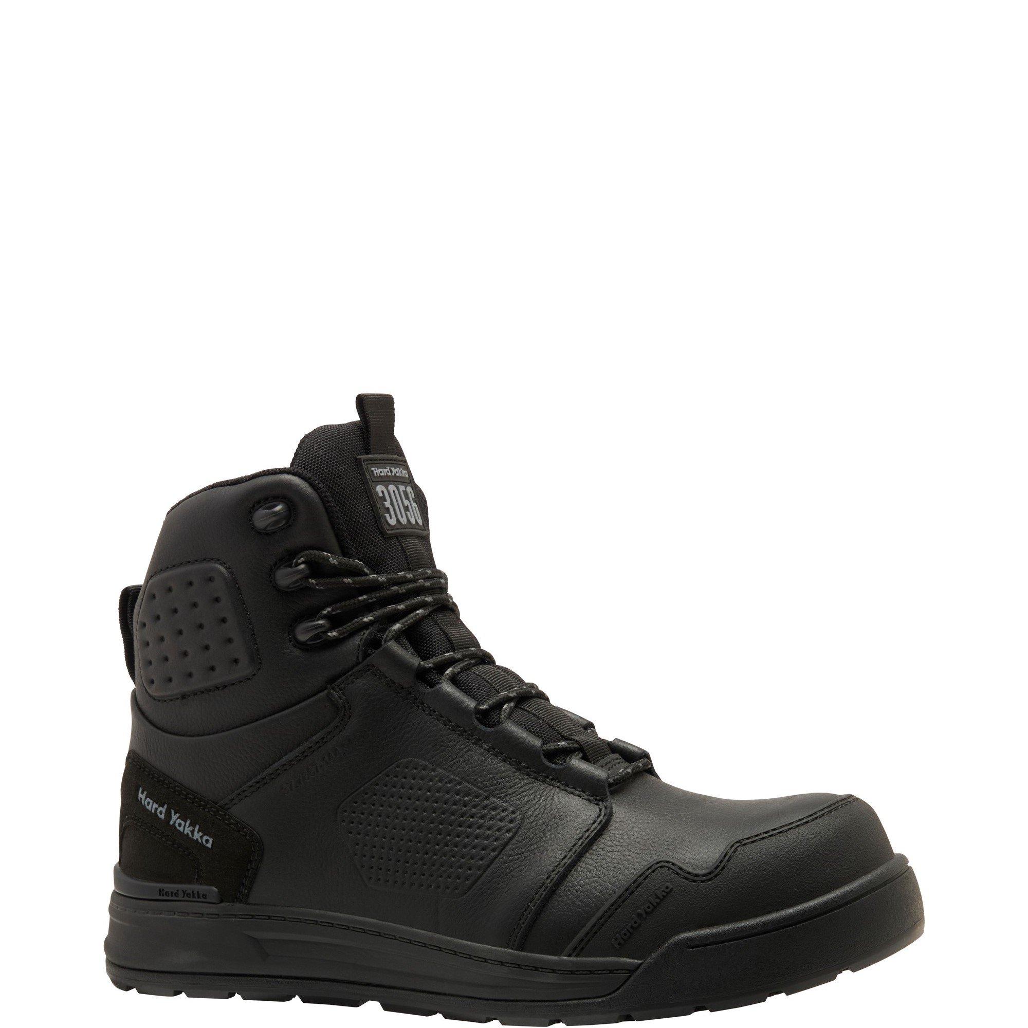 Black - Hard Yakka - 3056 S7S 6  Safety Boot - 2