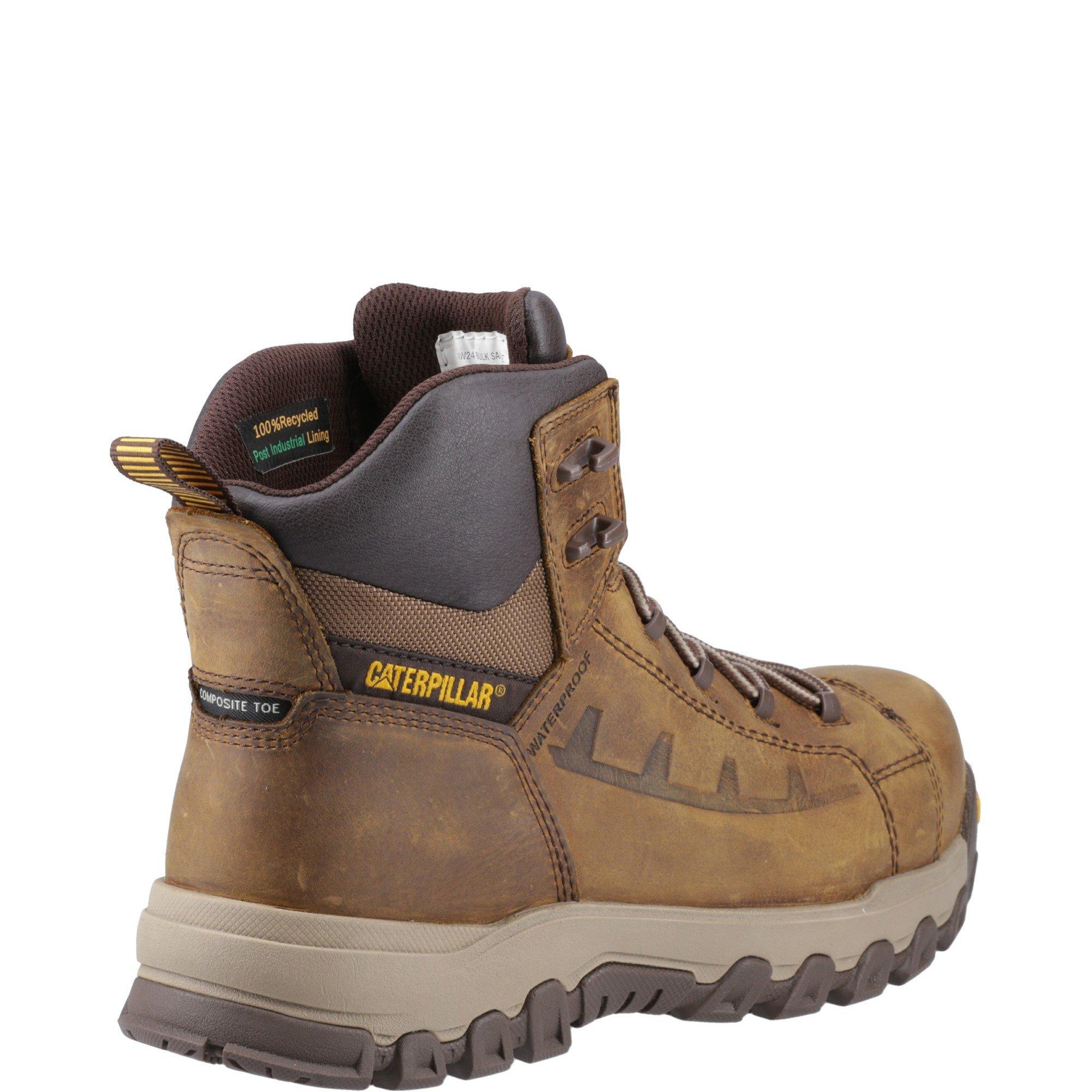 Brown - Caterpillar - Threshold Rebound Safety Boot - 3