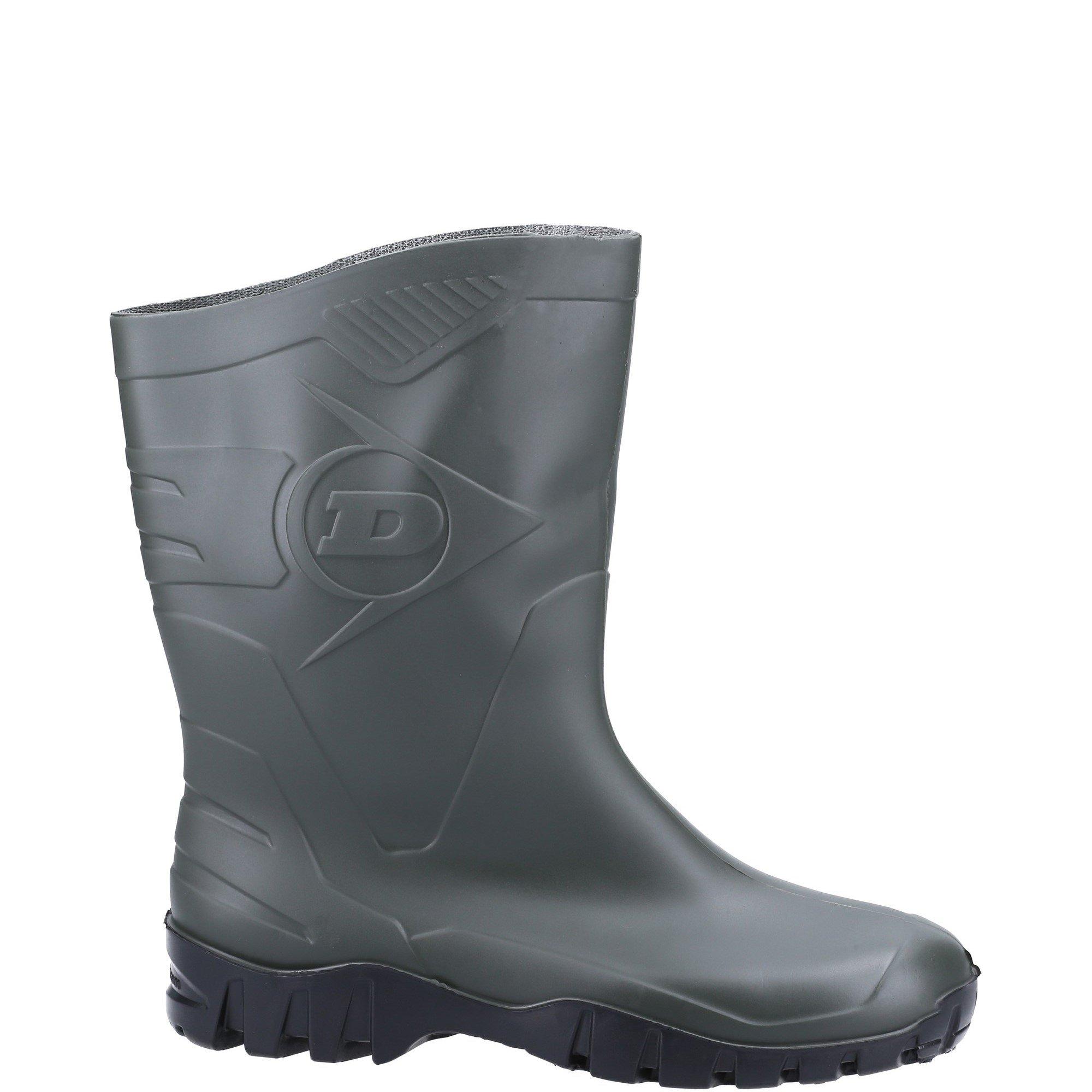 Green - Dunlop - Dee Calf Length Wellington - 1