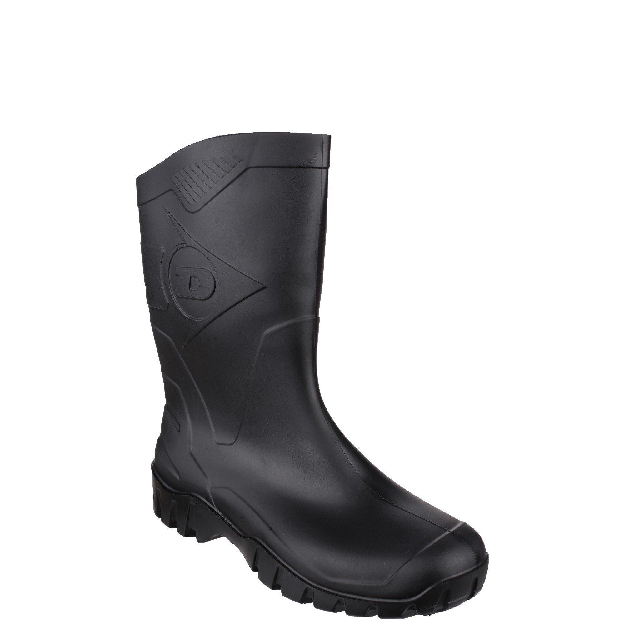 Black - Dunlop - Dee Calf Length Wellington - 2