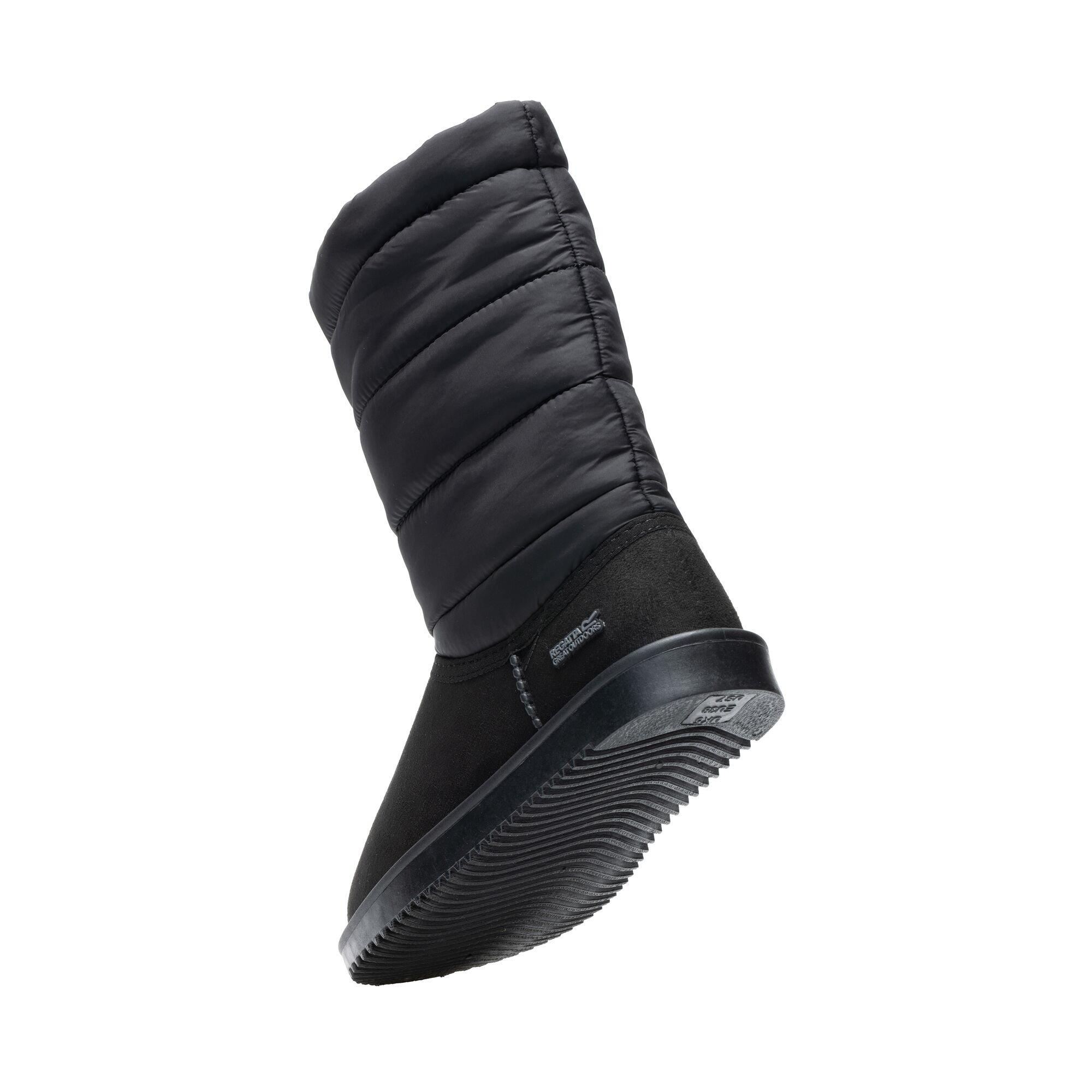 Black - Regatta - Womens Risley Baffle Mid Waterproof Boots - 6