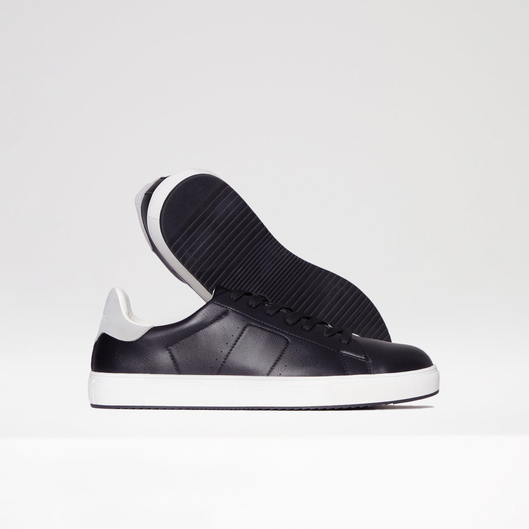 Black - Threadbare - Smart Casual Court Trainers - 2