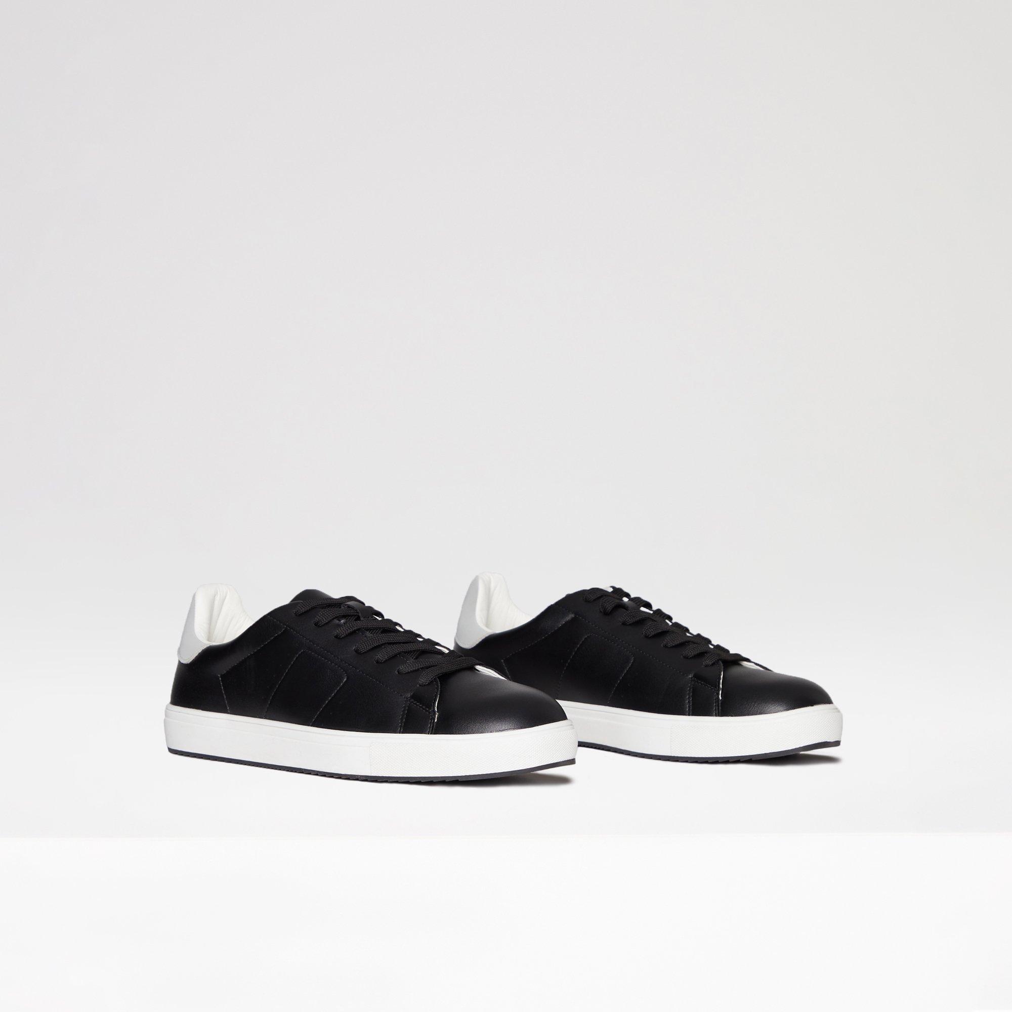 Black - Threadbare - Smart Casual Court Trainers - 3