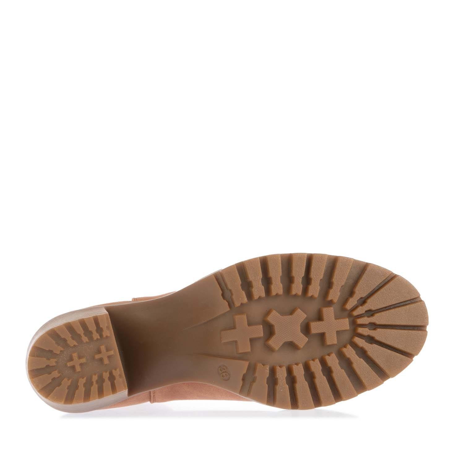 Cognac - Only - Barbara Heeled Chelsea Boots - 4