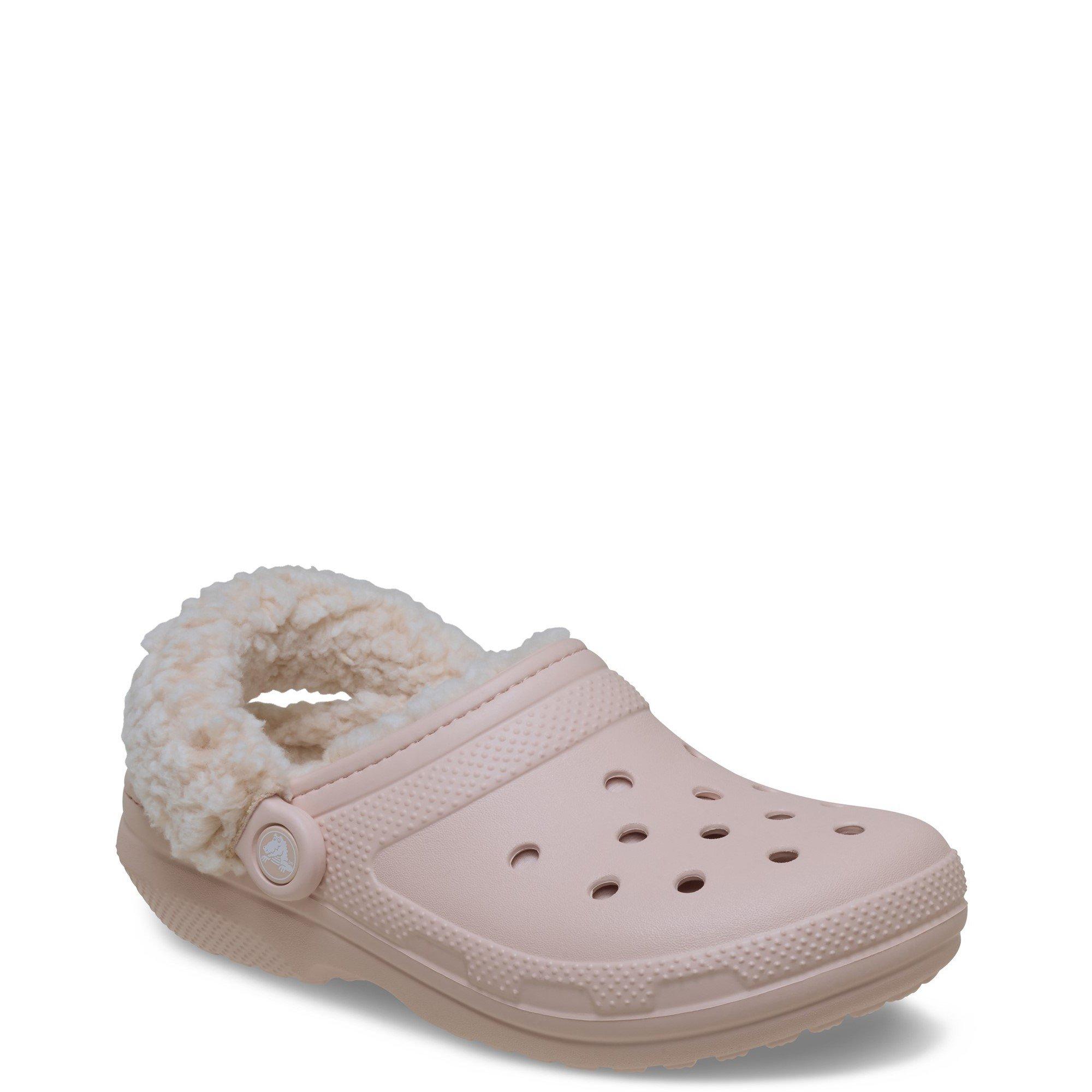 Light Pink - Crocs - Women's Classic Fleece Lined Mule Slippers - 2