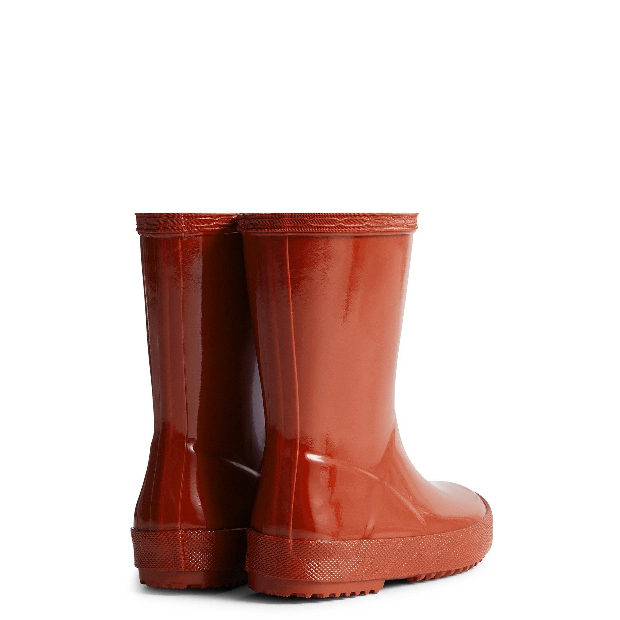 Red - Hunter - Kids First (Gloss) Wellington - 2