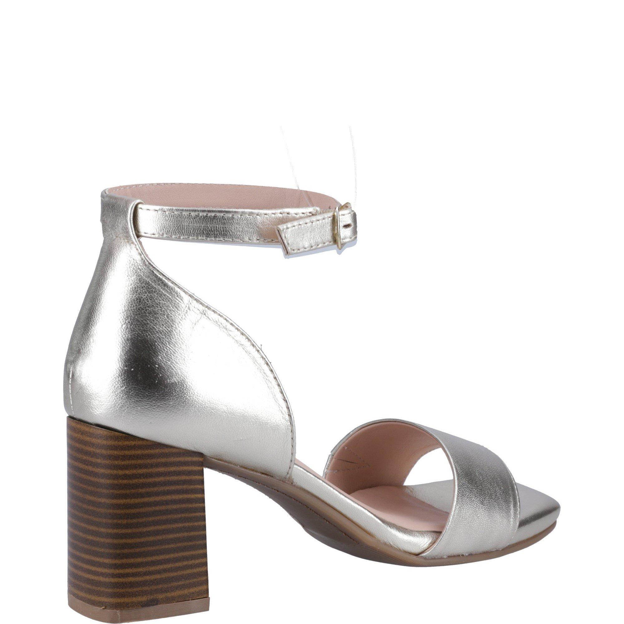 Gold - Hush Puppies - Kelsey Heeled Sandal - 3
