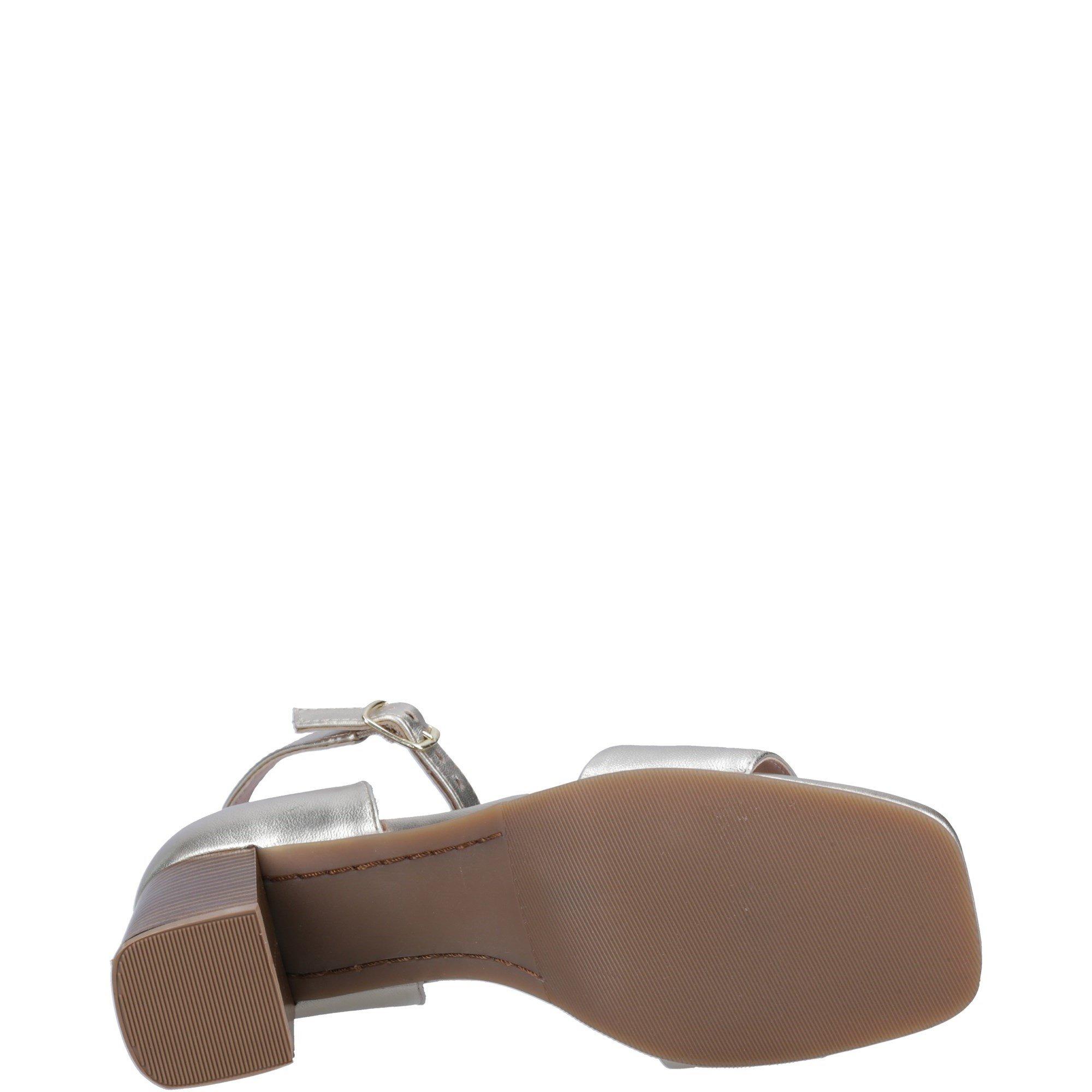 Gold - Hush Puppies - Kelsey Heeled Sandal - 4