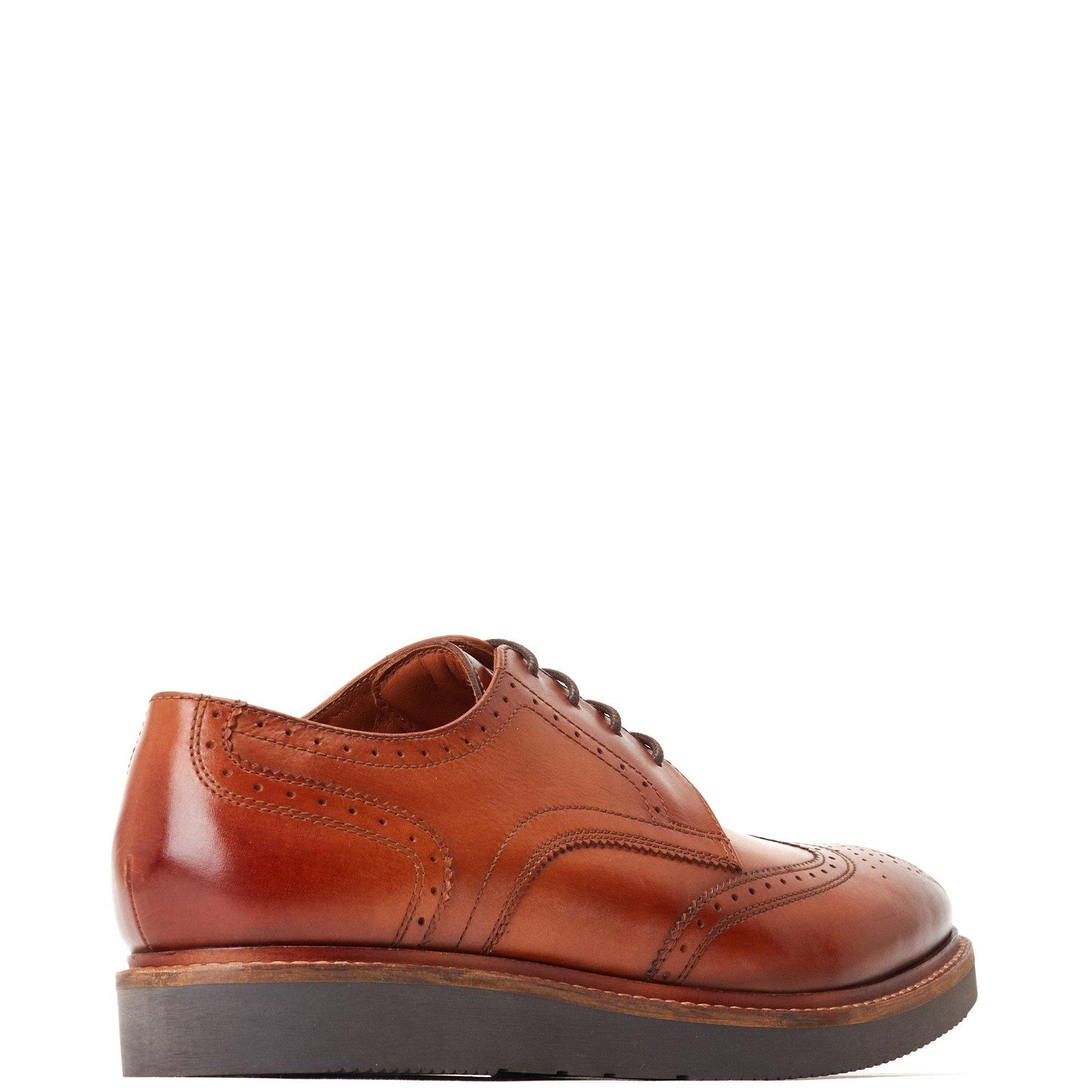 Tan - Base London - Joe Brogue Shoe - 3