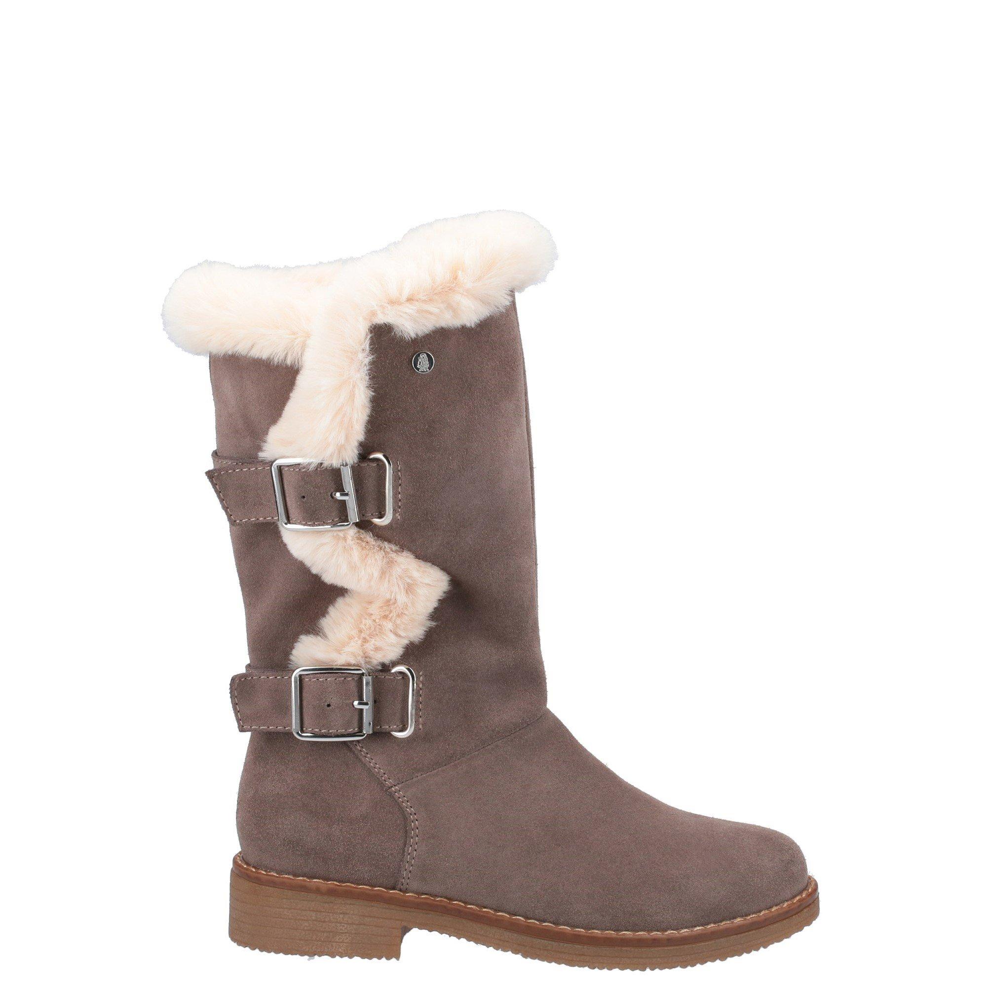 Grey - Hush Puppies - Megan Ladies Mid Boots - 1