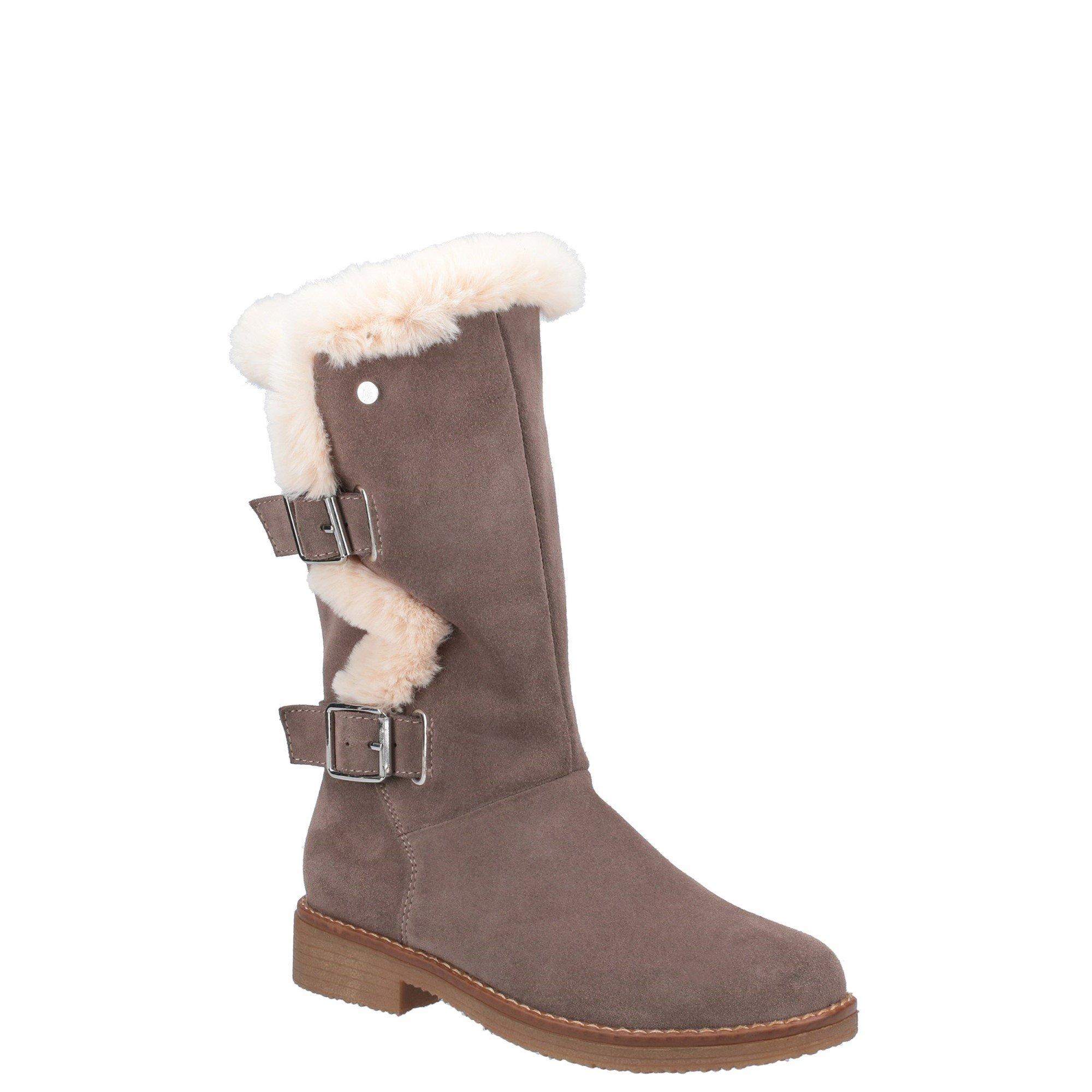 Grey - Hush Puppies - Megan Ladies Mid Boots - 2