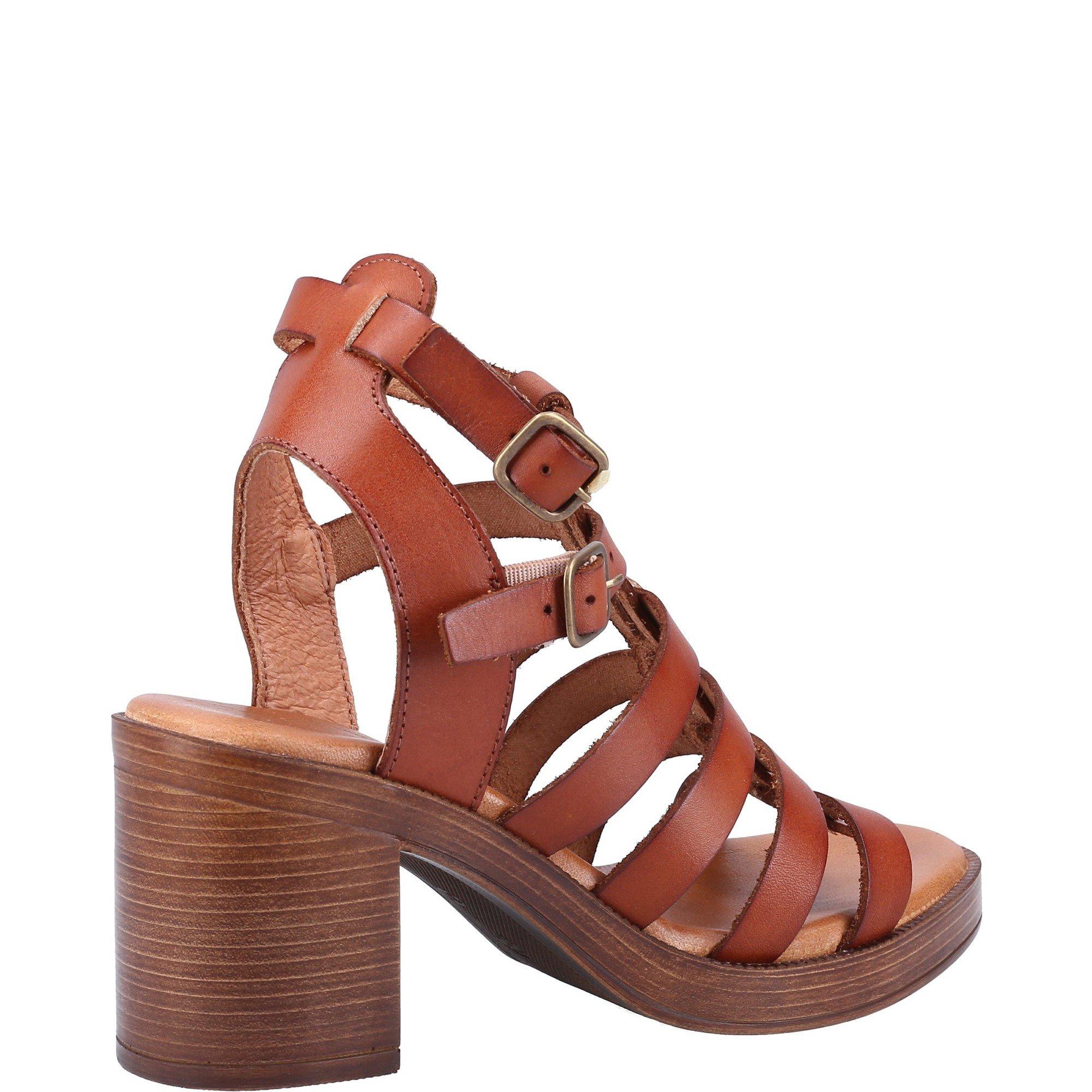 Tan - Hush Puppies - Gloria Gladiator Sandal - 3