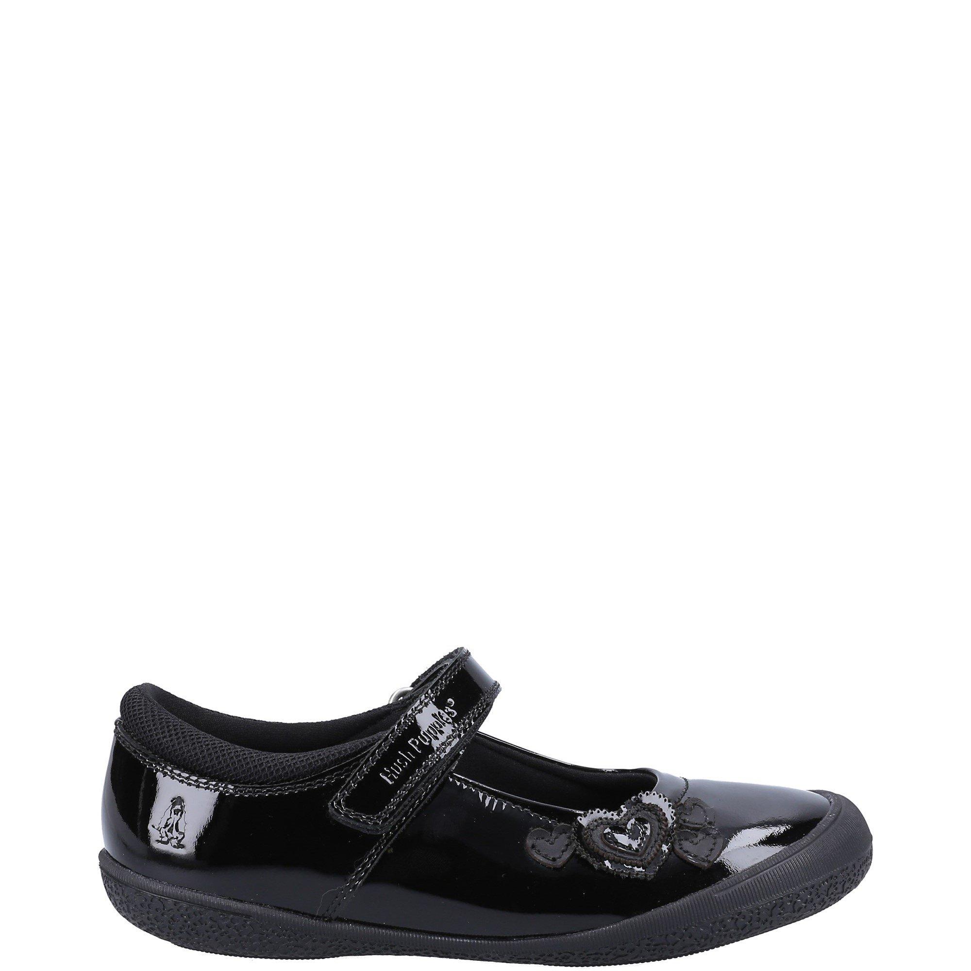 Black - Hush Puppies - Rosanna Patent Junior - 1