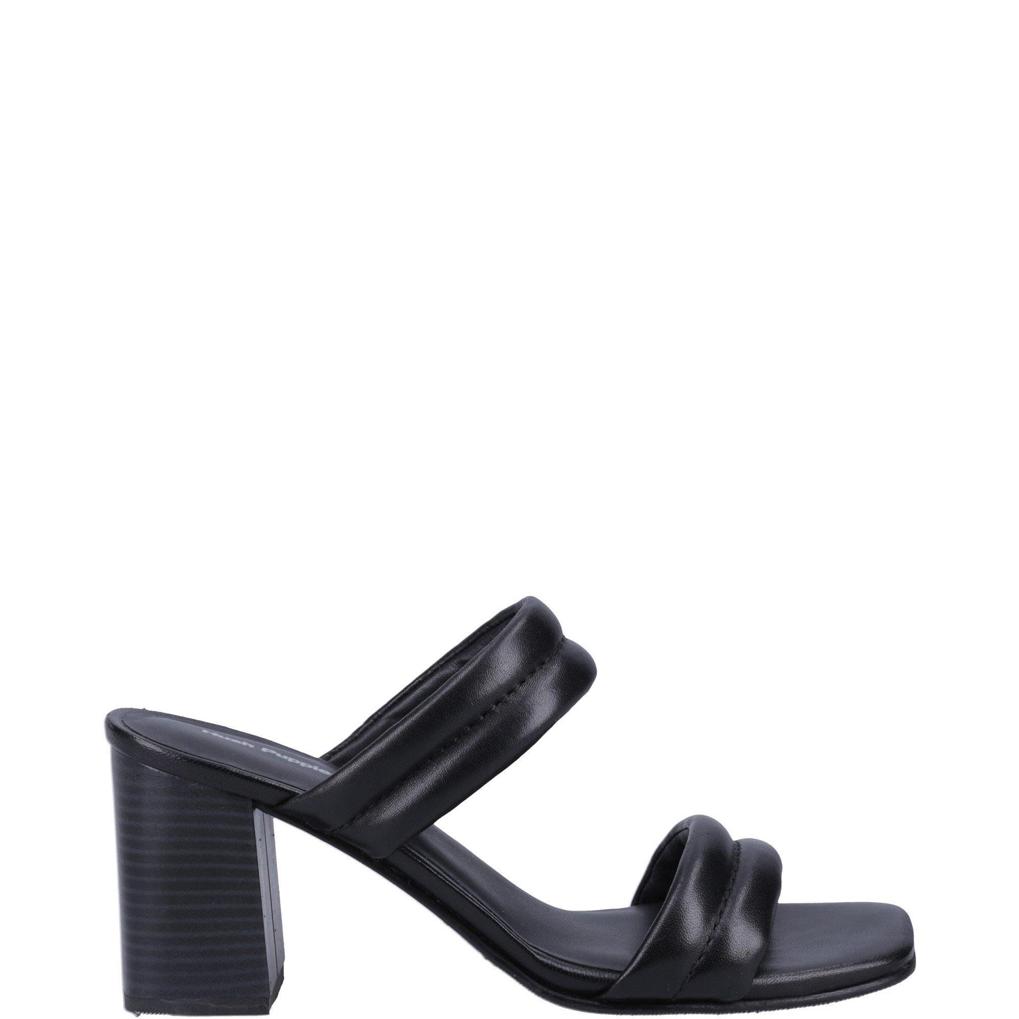 Black - Hush Puppies - Katie Heeled Sandal - 1